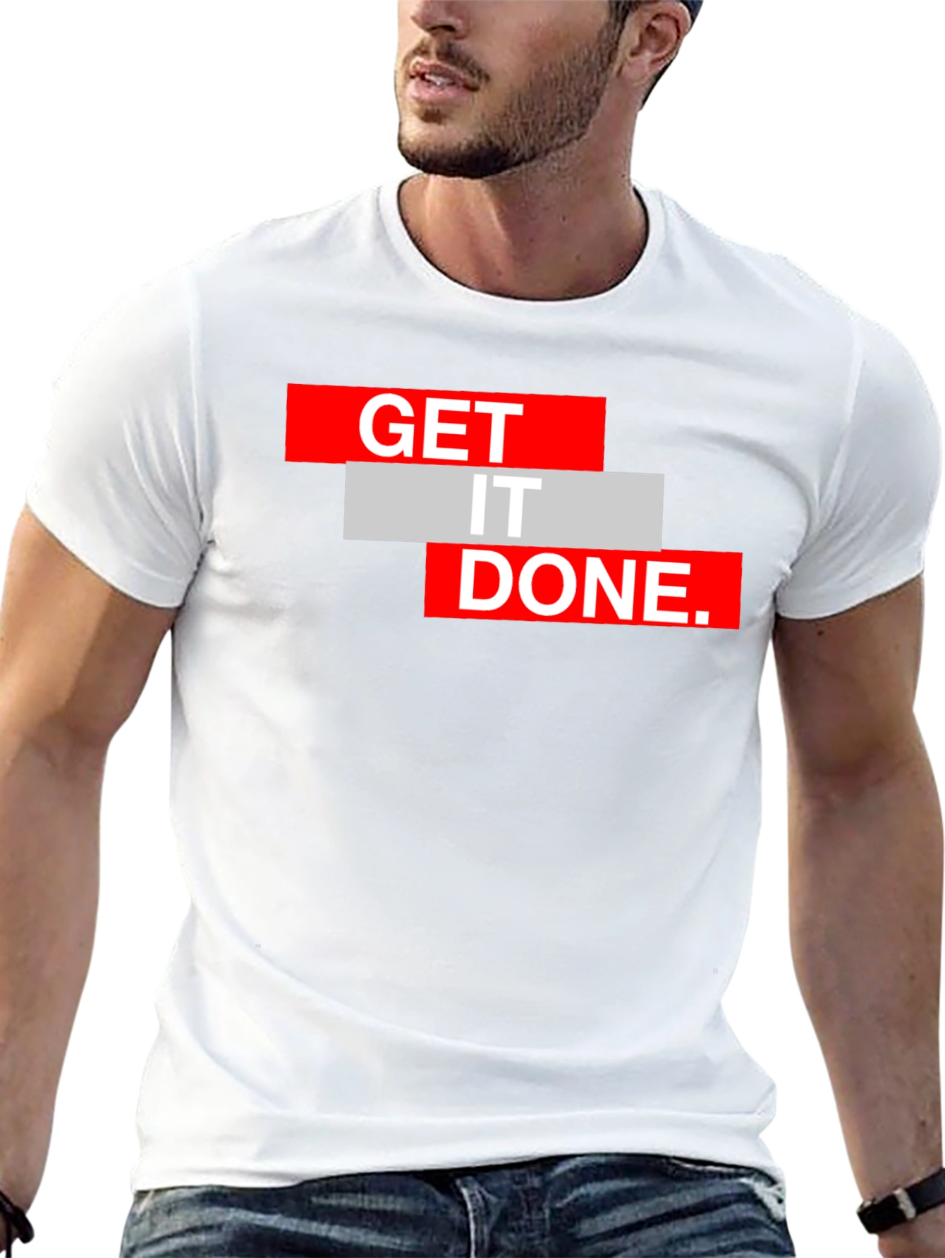 Get It Done Black Graphic Tee