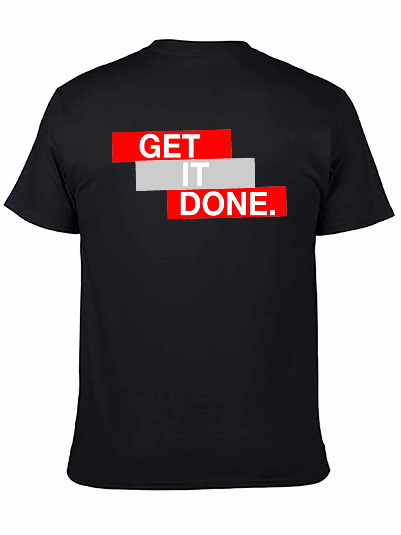 Get It Done Black Graphic Tee