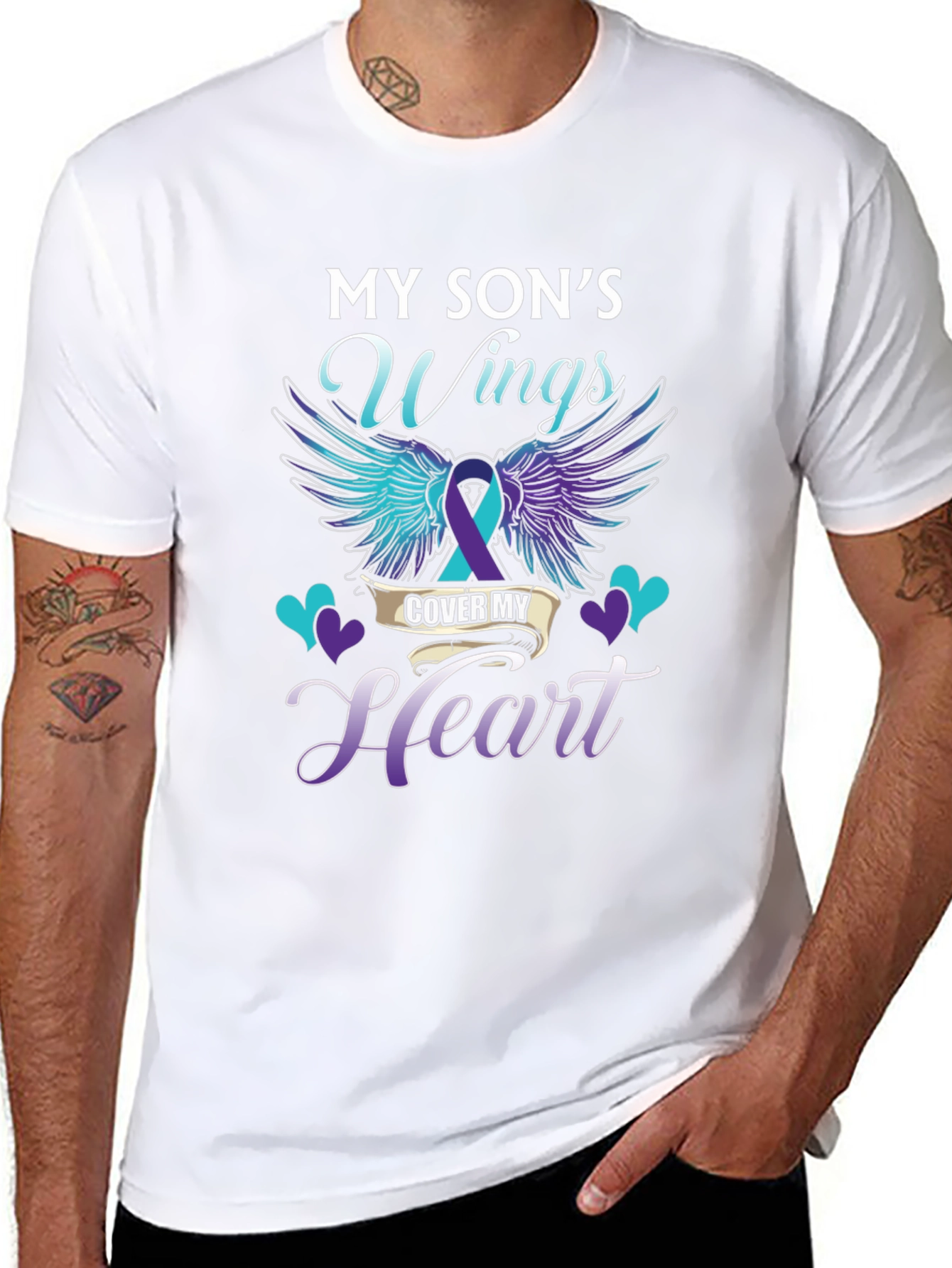 My Sons Wings Suicide Awareness T-Shirt