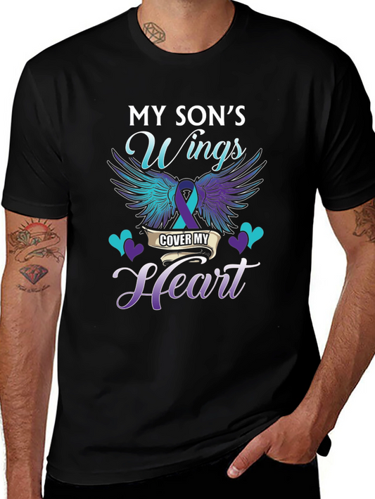 My Sons Wings Suicide Awareness T-Shirt