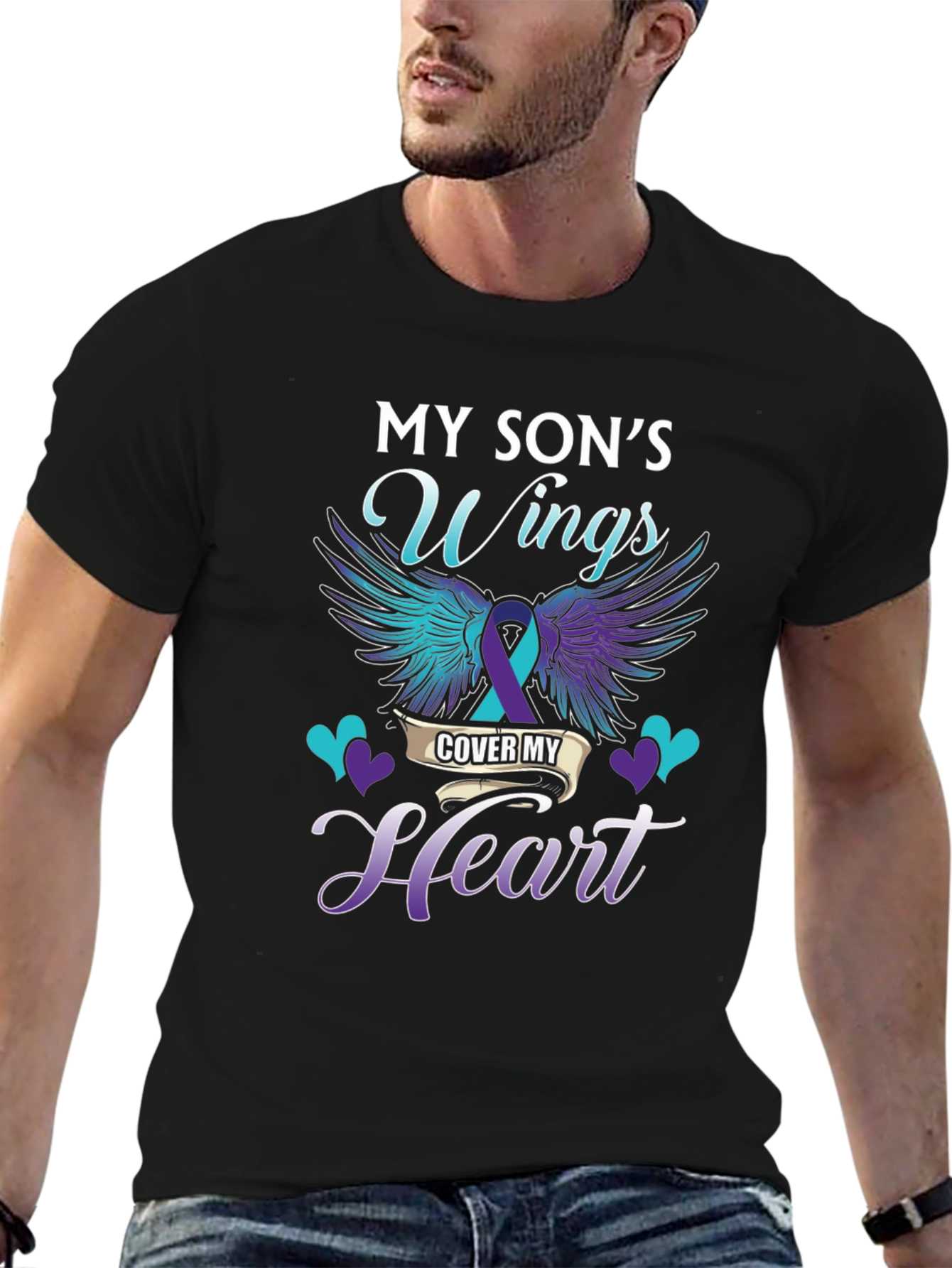 My Sons Wings Suicide Awareness T-Shirt