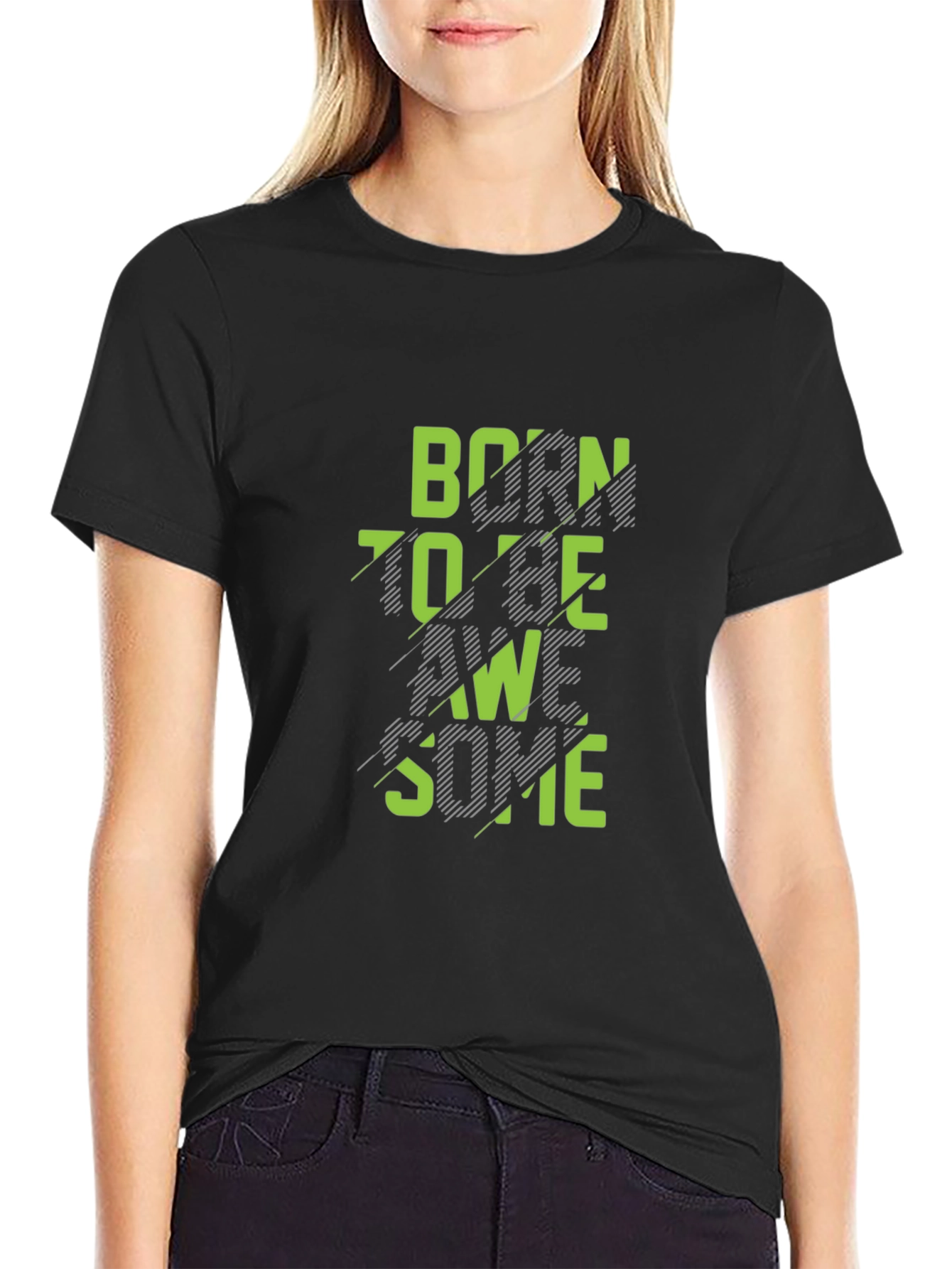 Born To Be Awesome Graphic T-Shirt