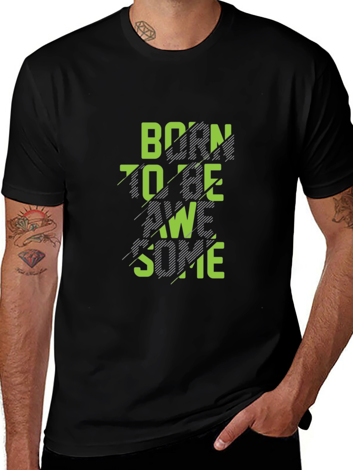 Born To Be Awesome Graphic T-Shirt