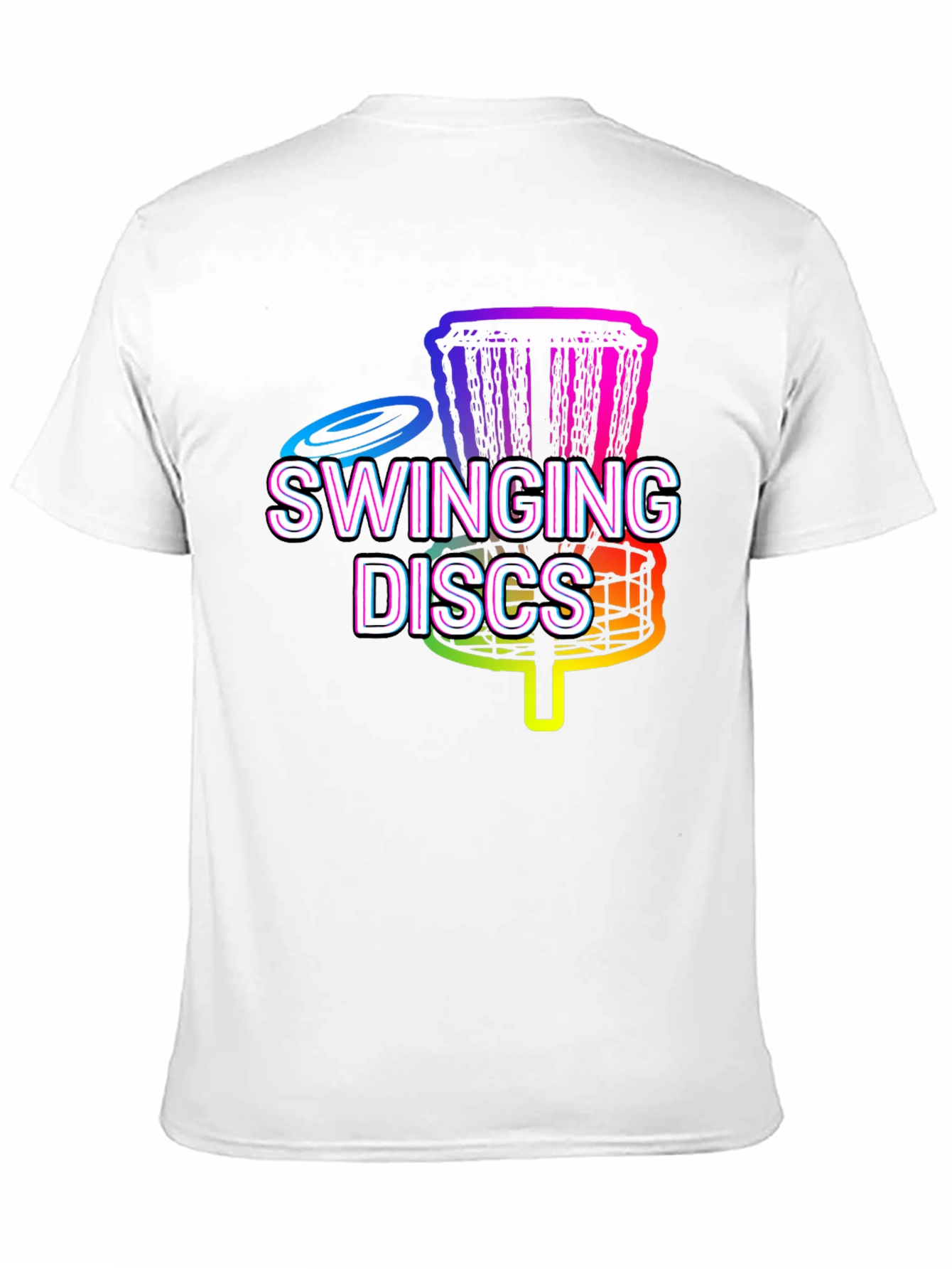 Swinging Discs T-Shirt - Disc Golf Graphic Tee