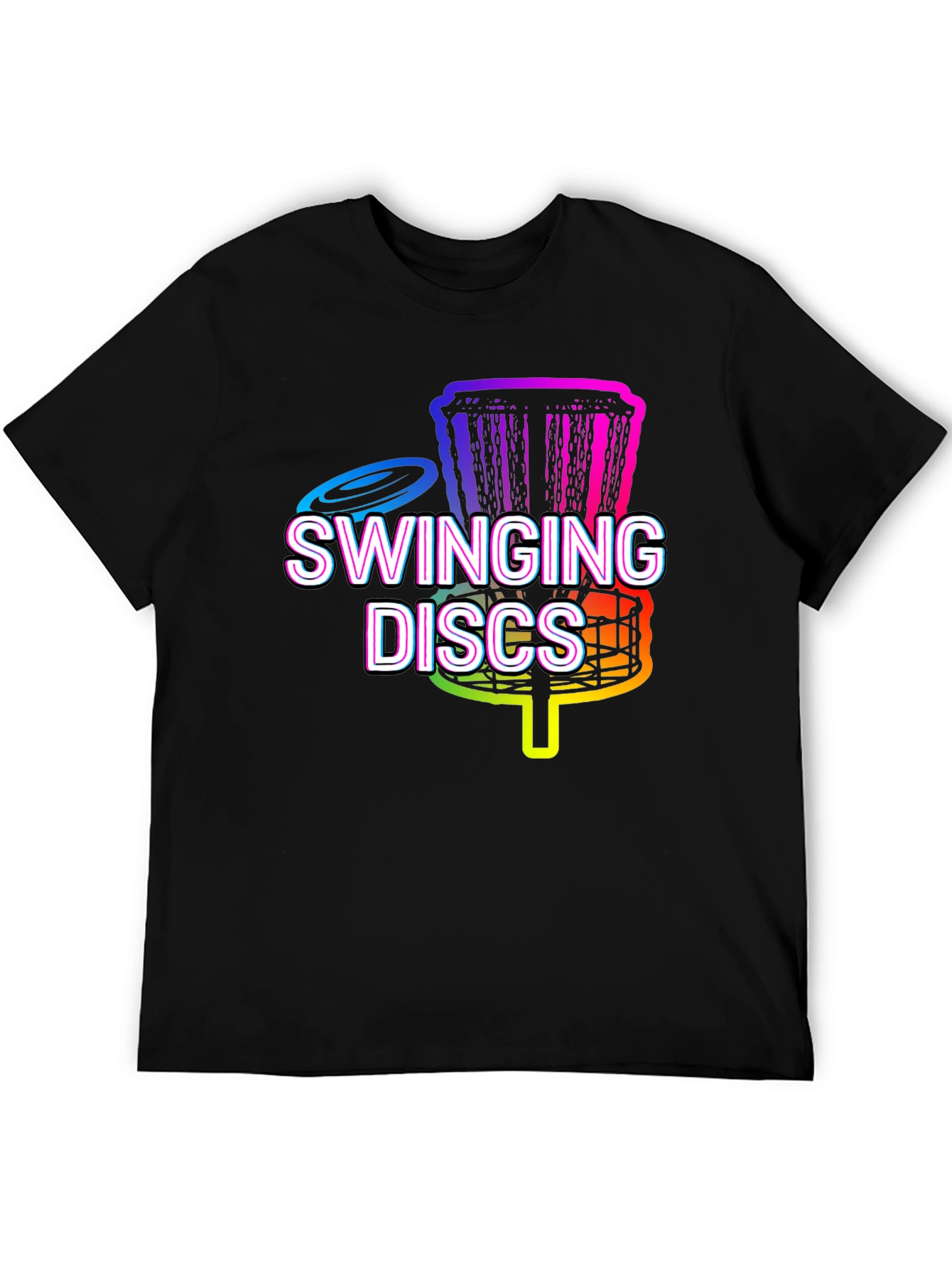 Swinging Discs T-Shirt - Disc Golf Graphic Tee