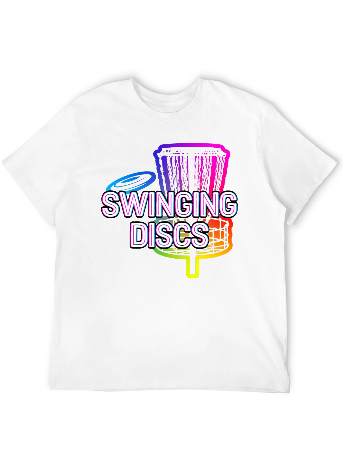 Swinging Discs T-Shirt - Disc Golf Graphic Tee