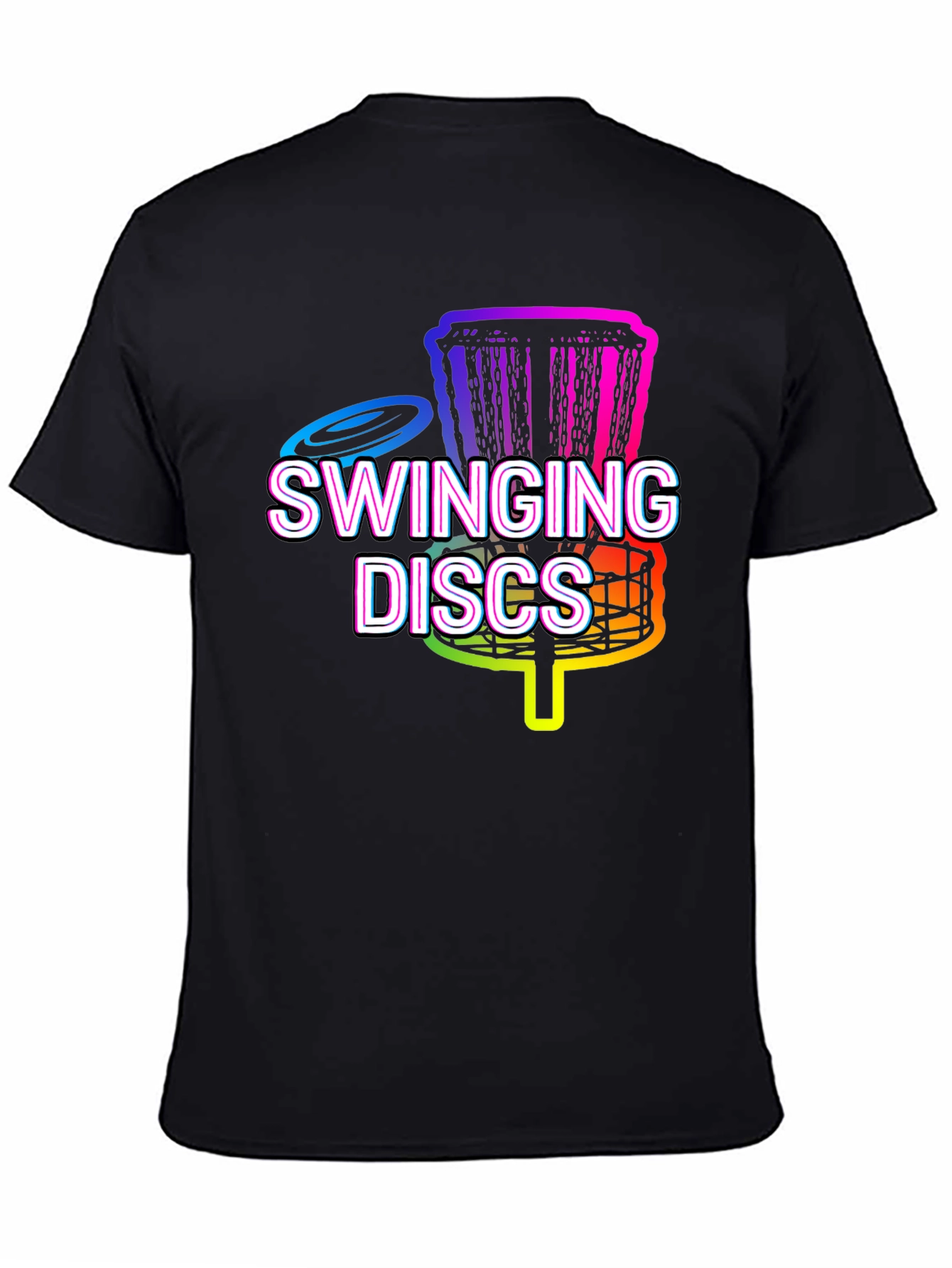 Swinging Discs T-Shirt - Disc Golf Graphic Tee