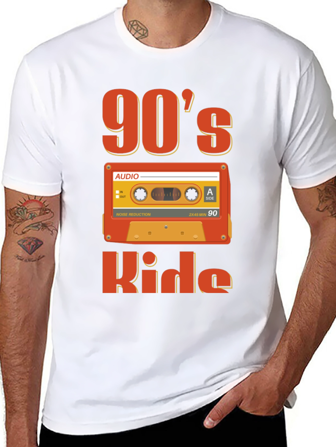 90s Kid Retro Cassette Tape T-Shirt