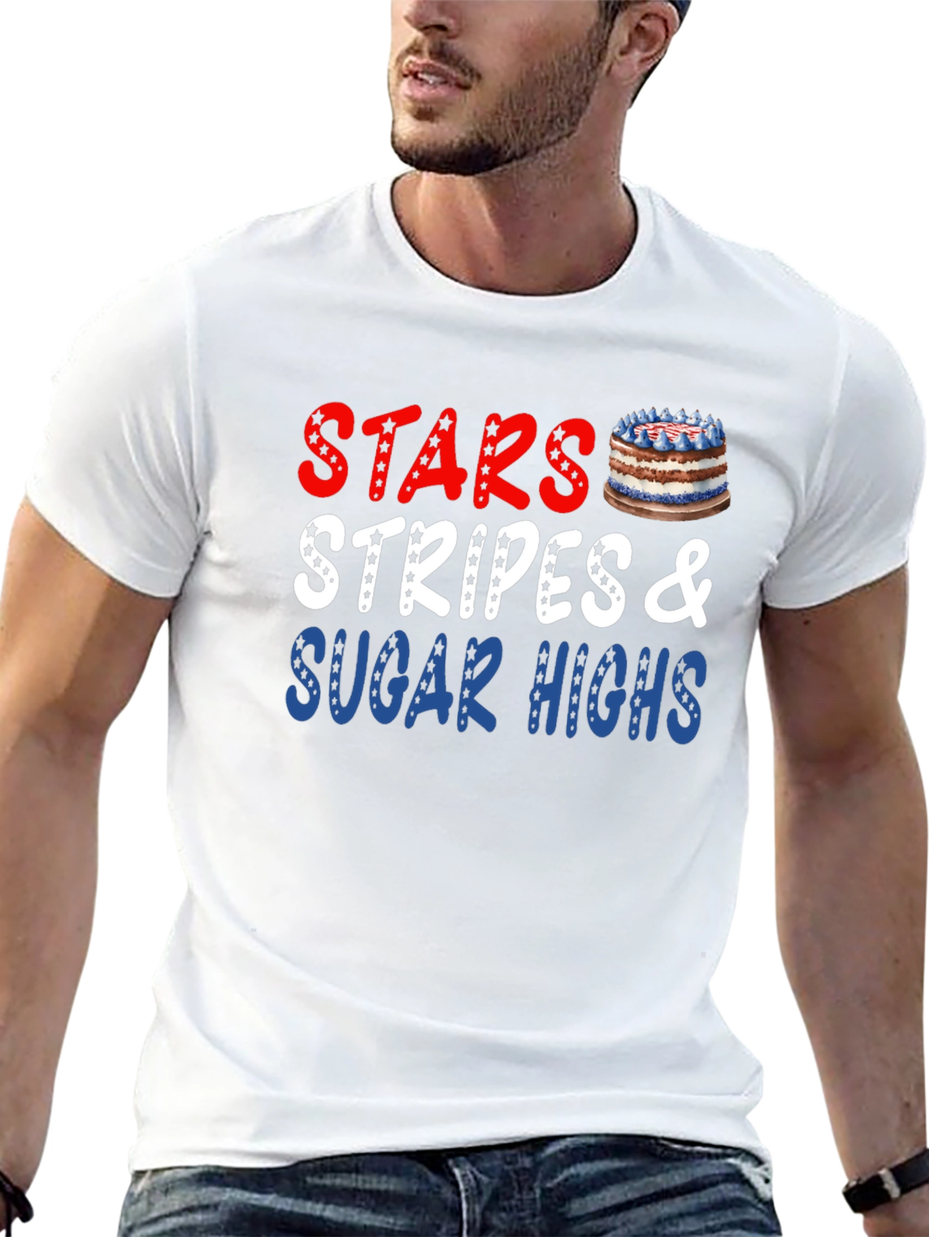 Stars Stripes & Sugar Highs Patriotic T-Shirt