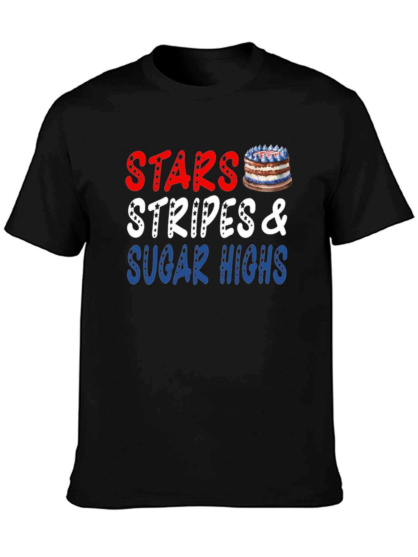 Stars Stripes & Sugar Highs Patriotic T-Shirt