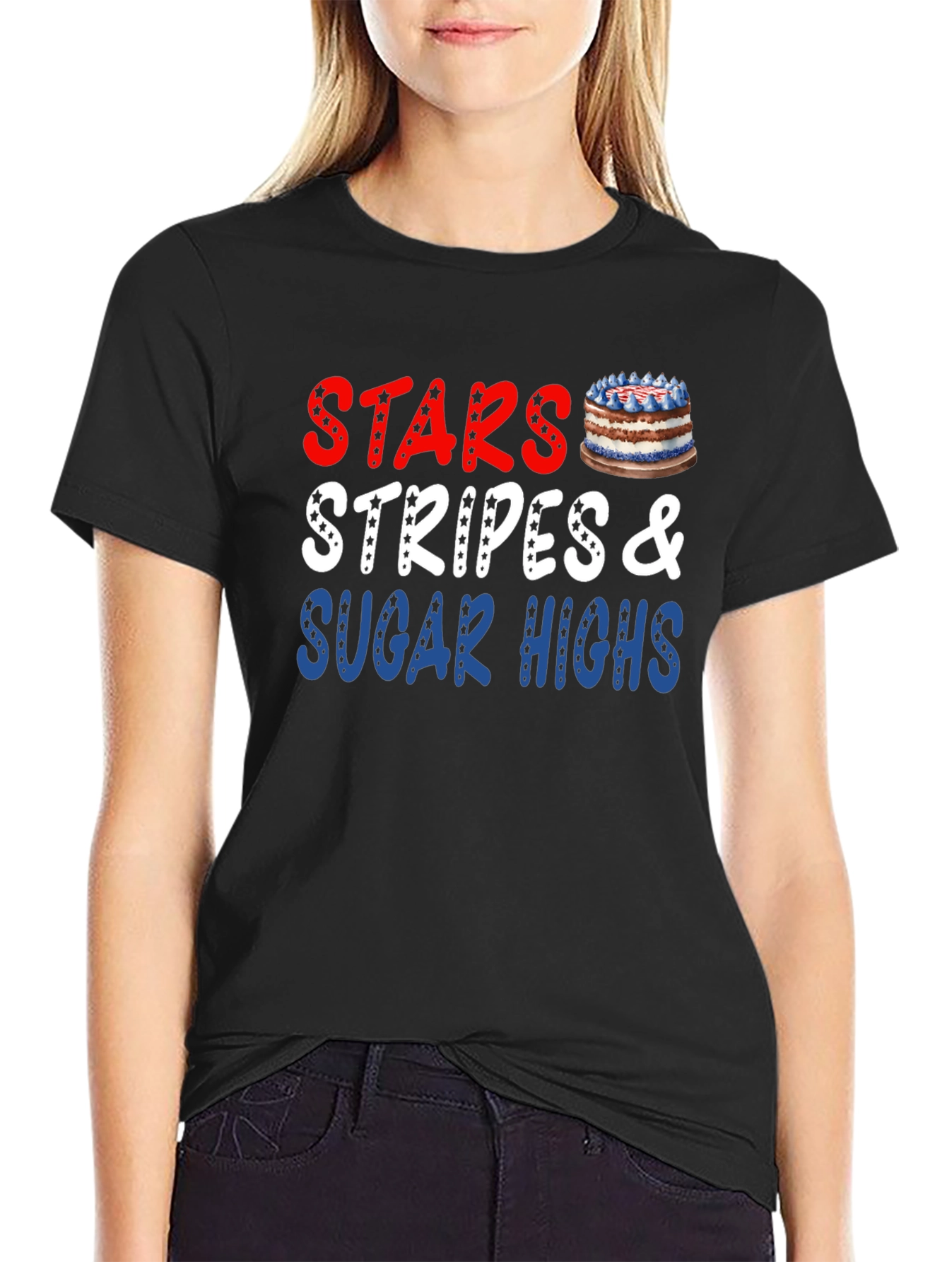 Stars Stripes & Sugar Highs Patriotic T-Shirt