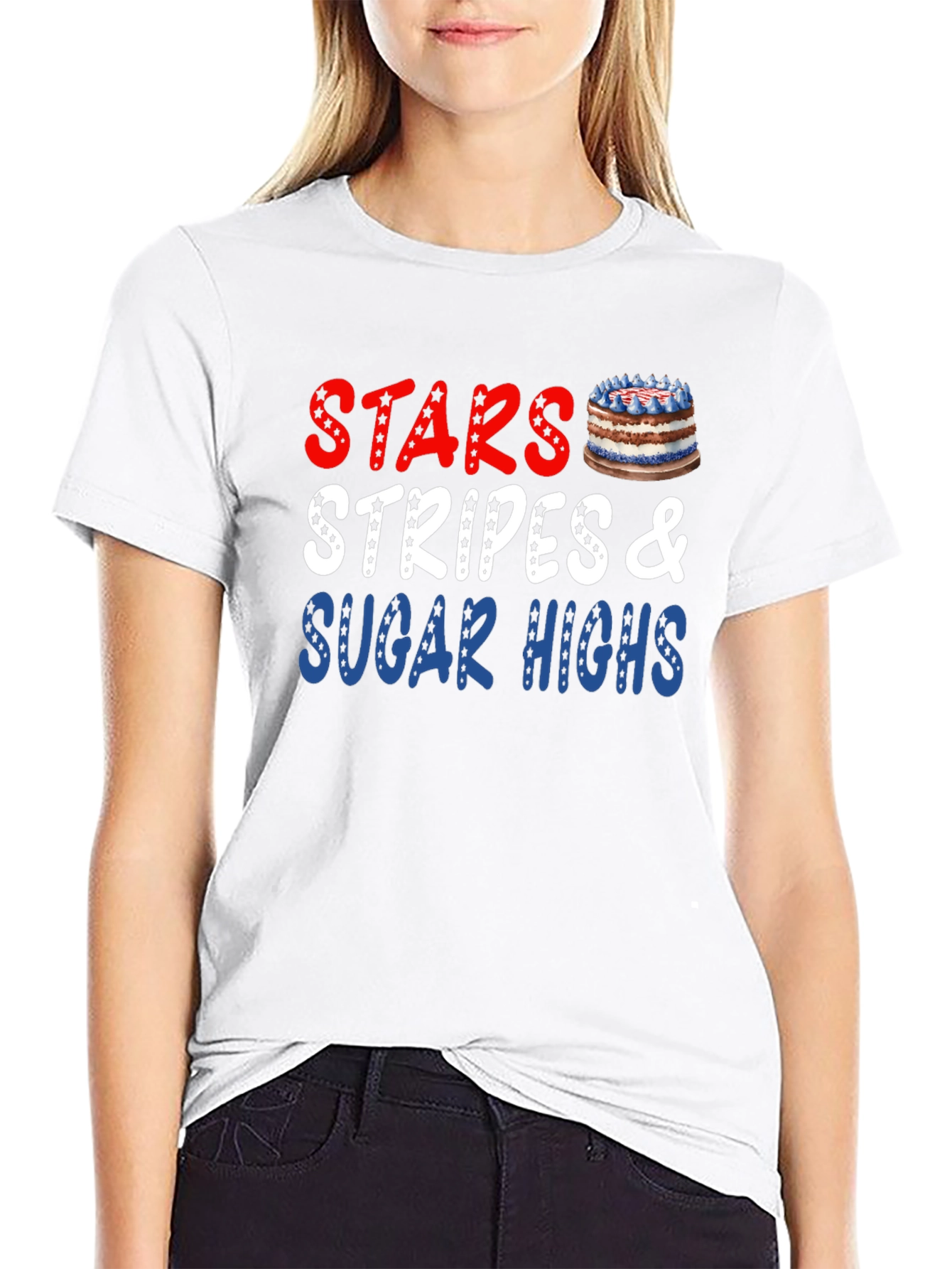 Stars Stripes & Sugar Highs Patriotic T-Shirt