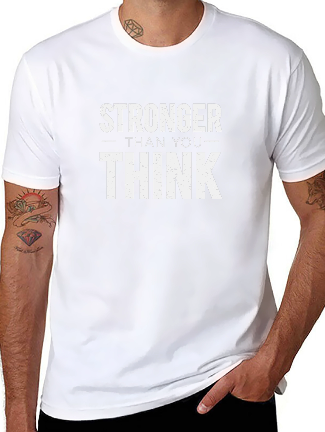Stronger Than You Think Black T-Shirt