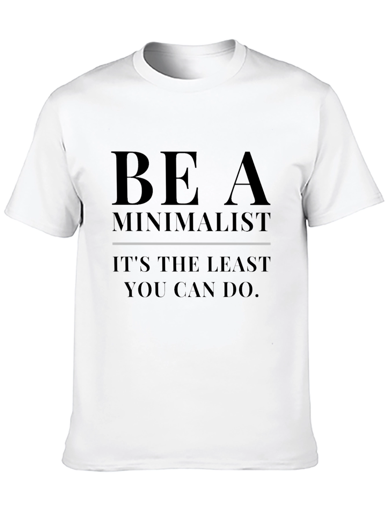 Minimalist Graphic Tee - Stylish Statement Shirt