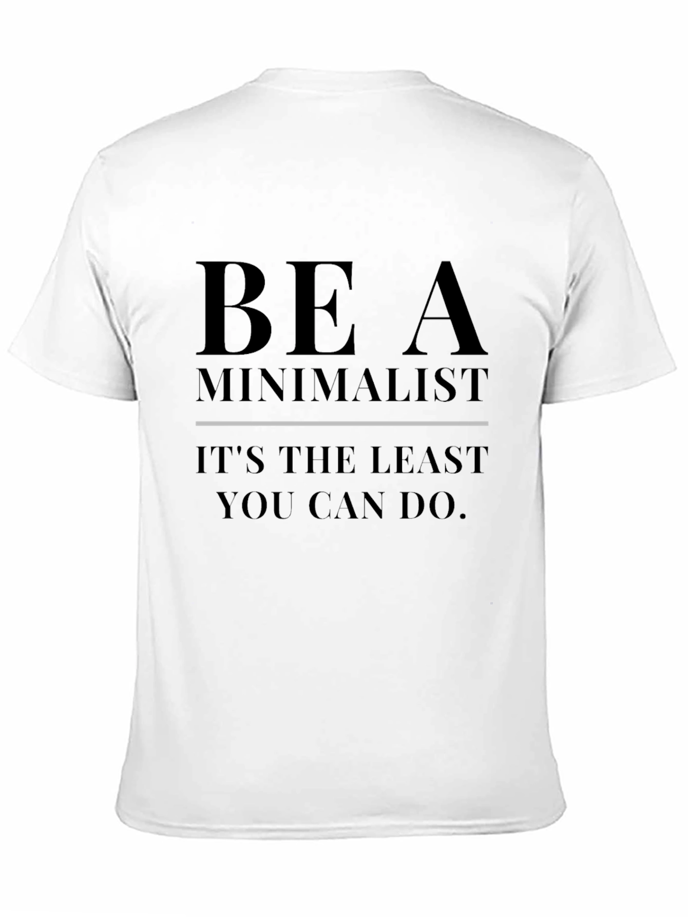 Minimalist Graphic Tee - Stylish Statement Shirt