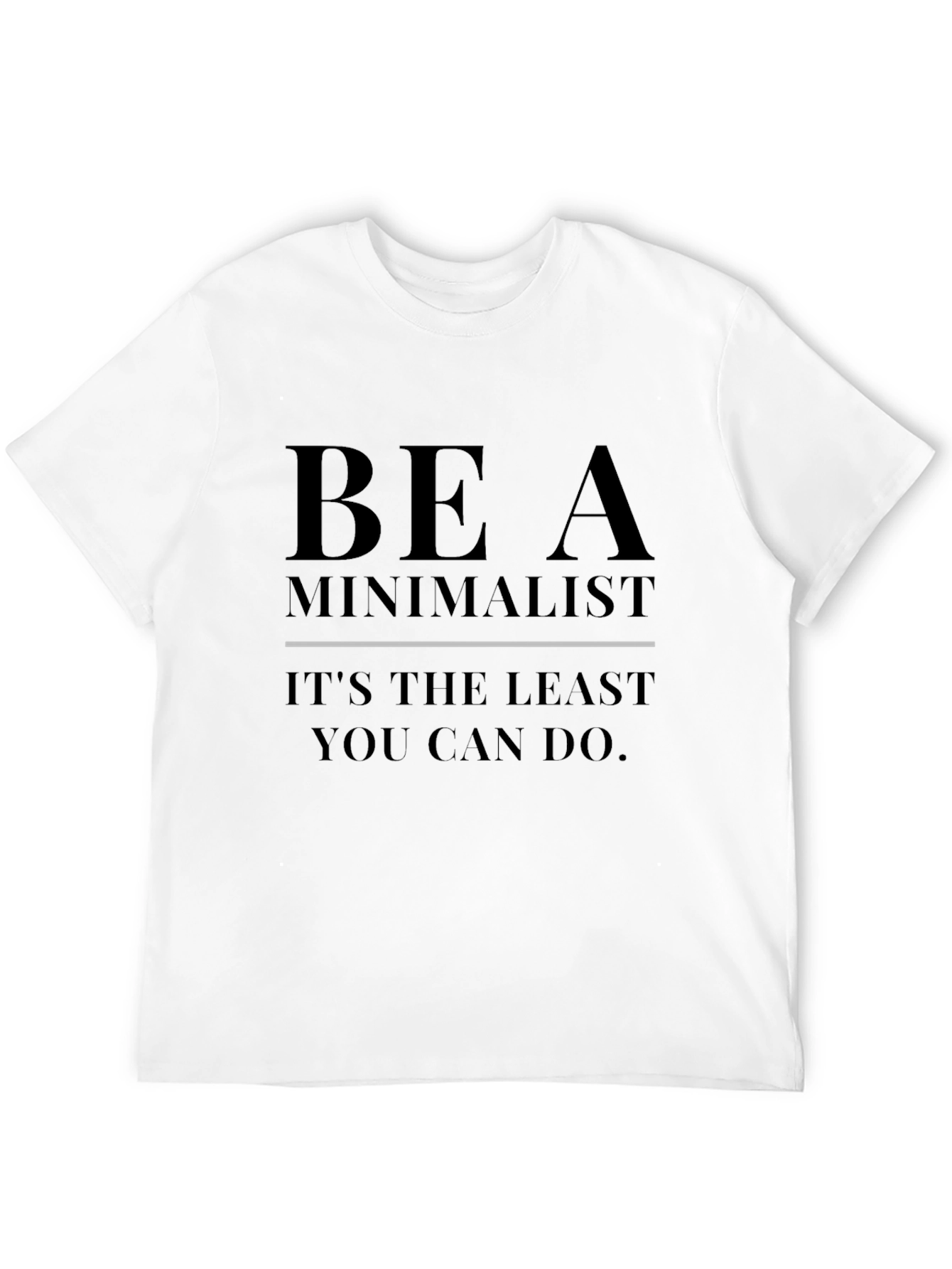 Minimalist Graphic Tee - Stylish Statement Shirt