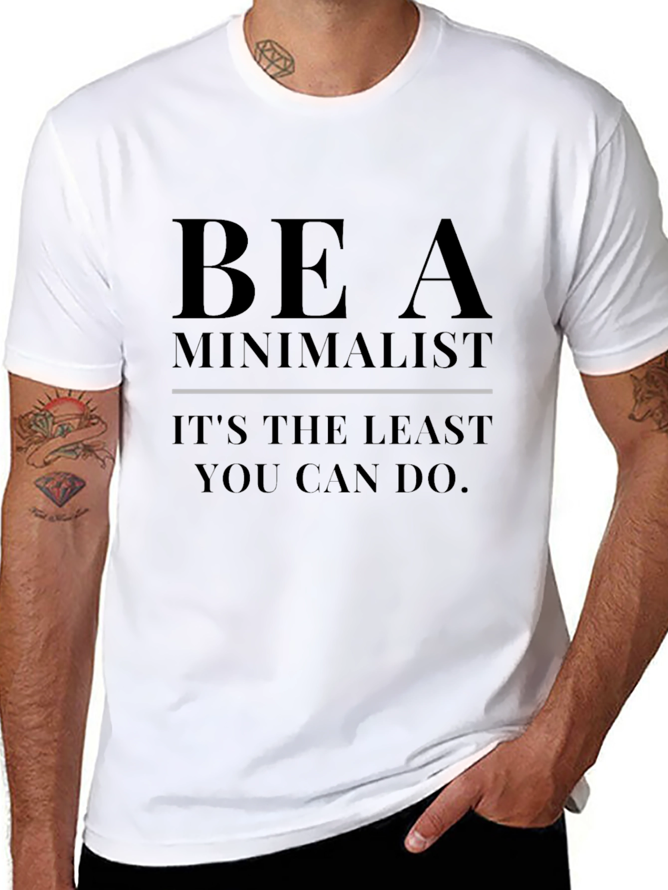 Minimalist Graphic Tee - Stylish Statement Shirt
