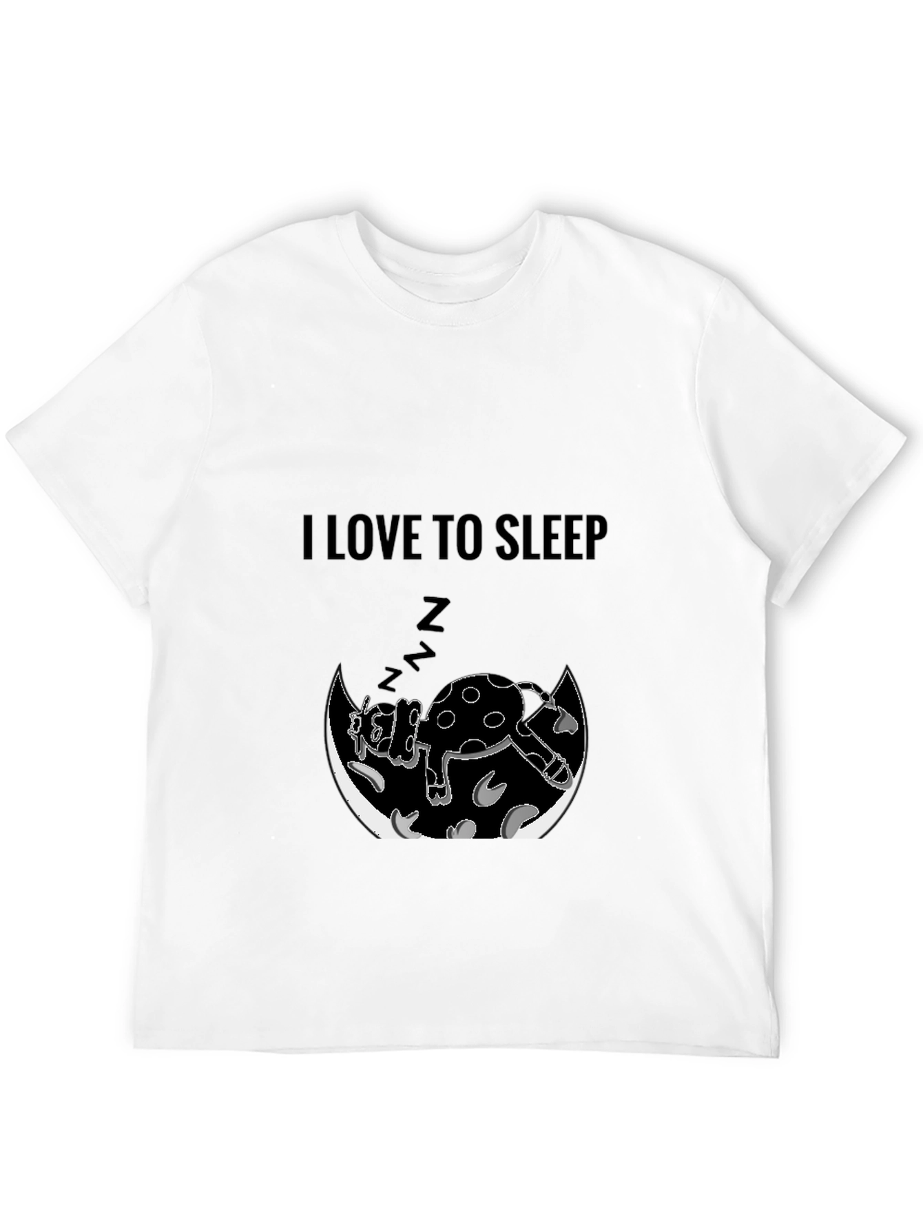 I Love to Sleep Cow Graphic Tee