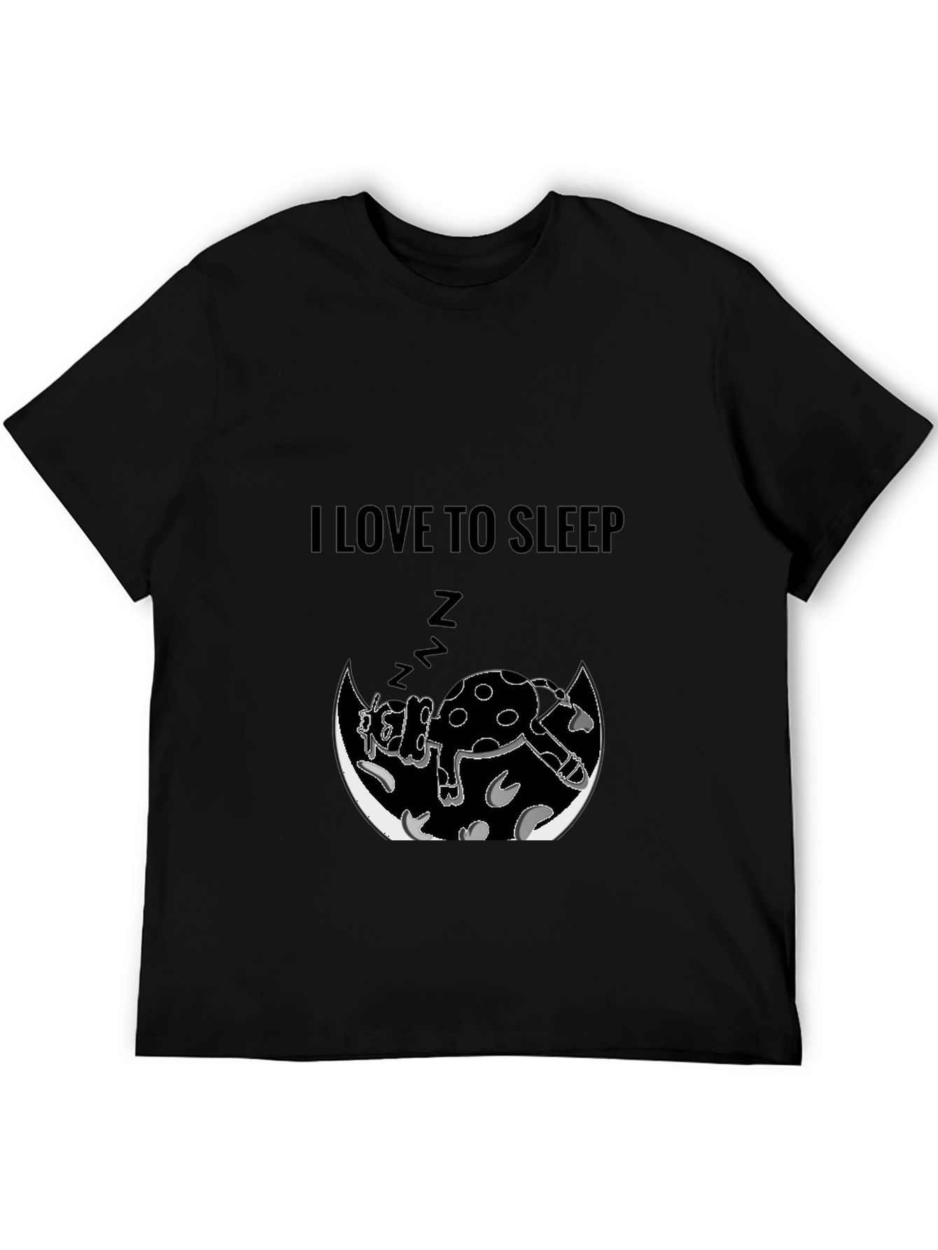 I Love to Sleep Cow Graphic Tee