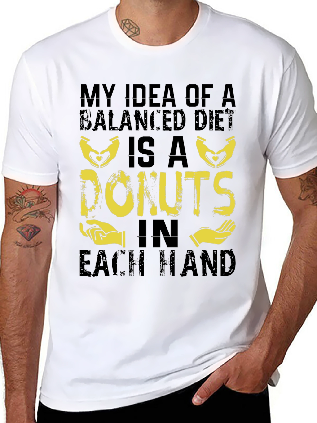 Balanced Diet Donuts T-Shirt