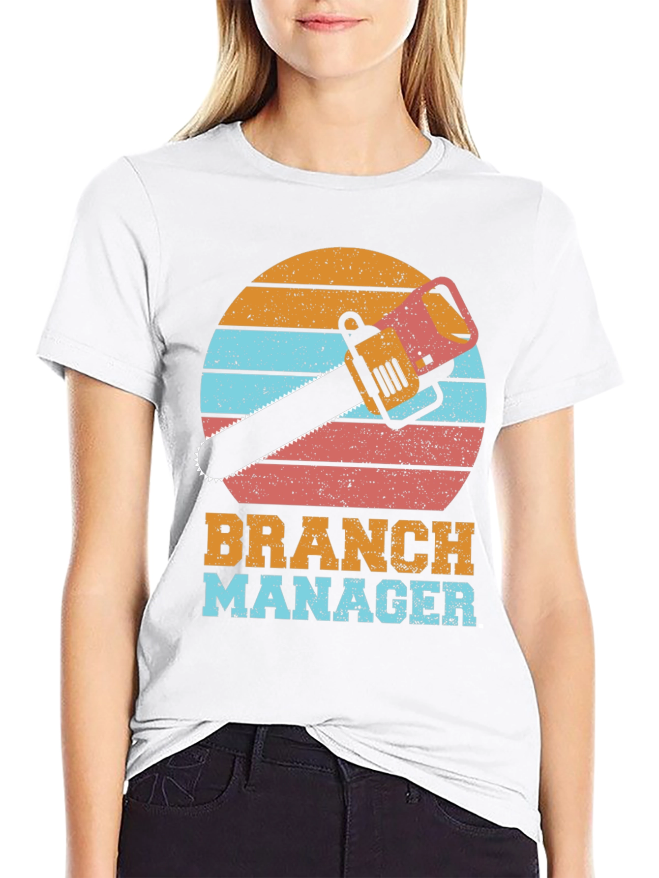 Branch Manager T-Shirt Funny Chainsaw Tee