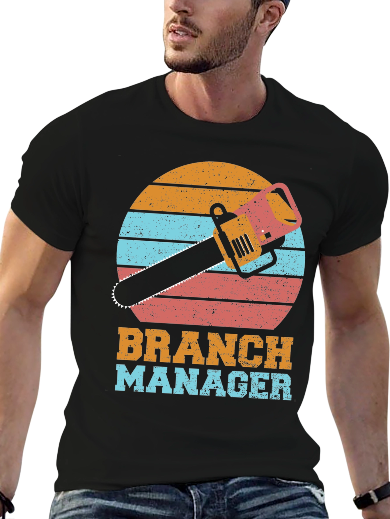 Branch Manager T-Shirt Funny Chainsaw Tee