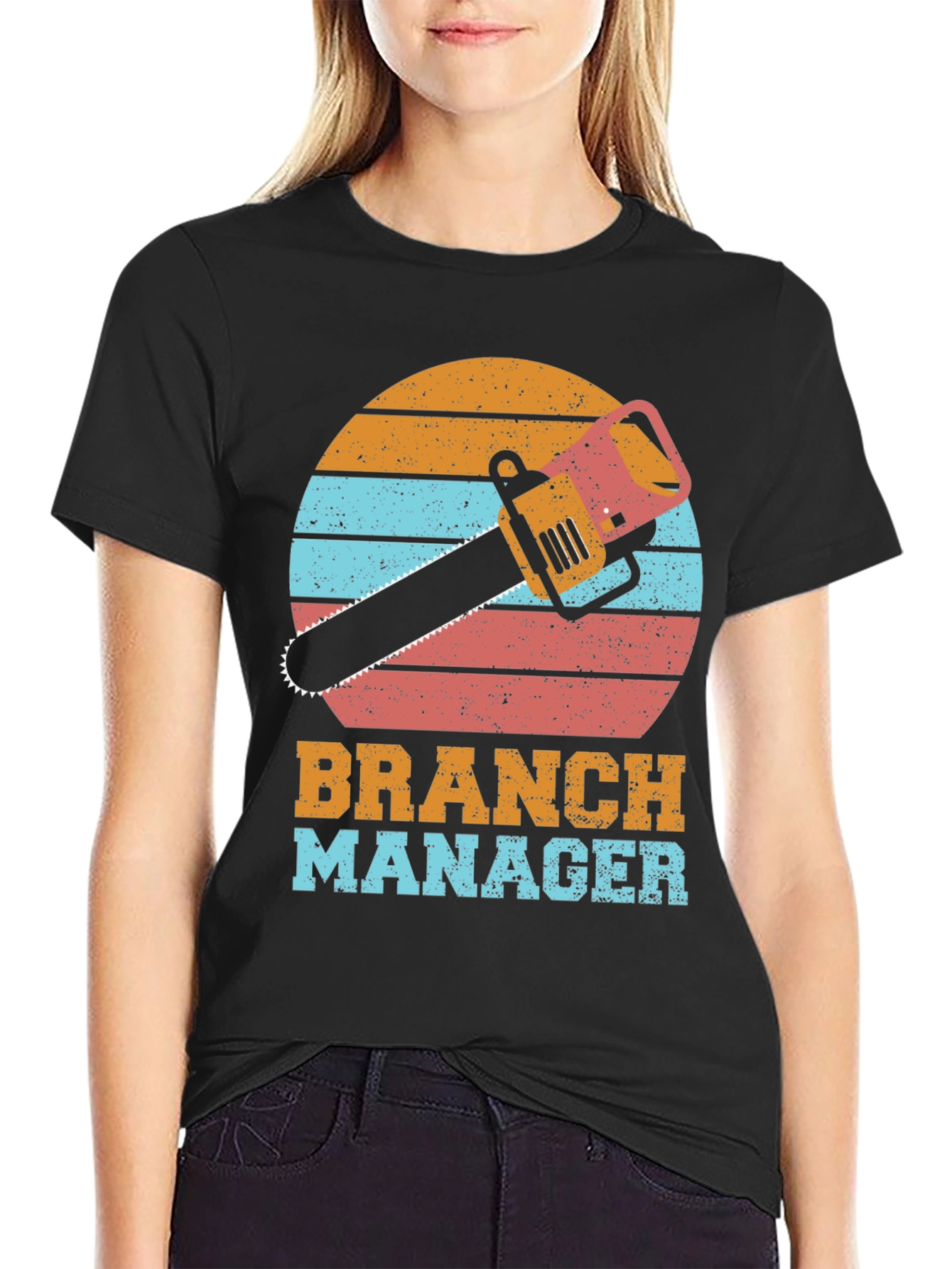 Branch Manager T-Shirt Funny Chainsaw Tee