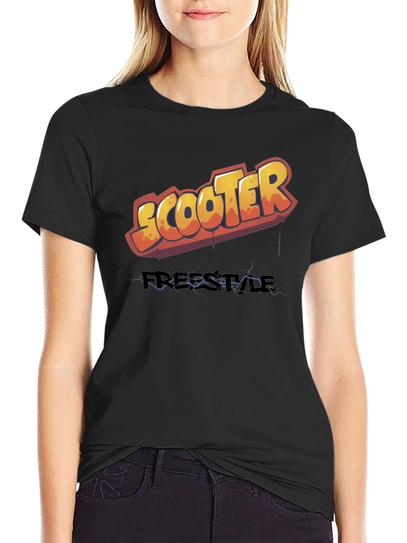 Scooter Freestyle Graphic T-Shirt