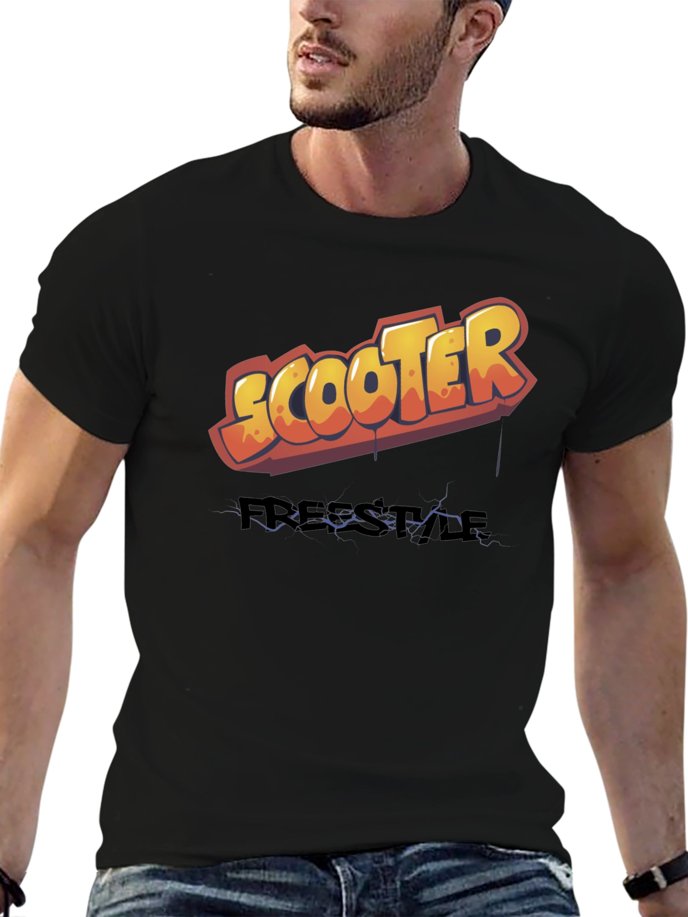 Scooter Freestyle Graphic T-Shirt