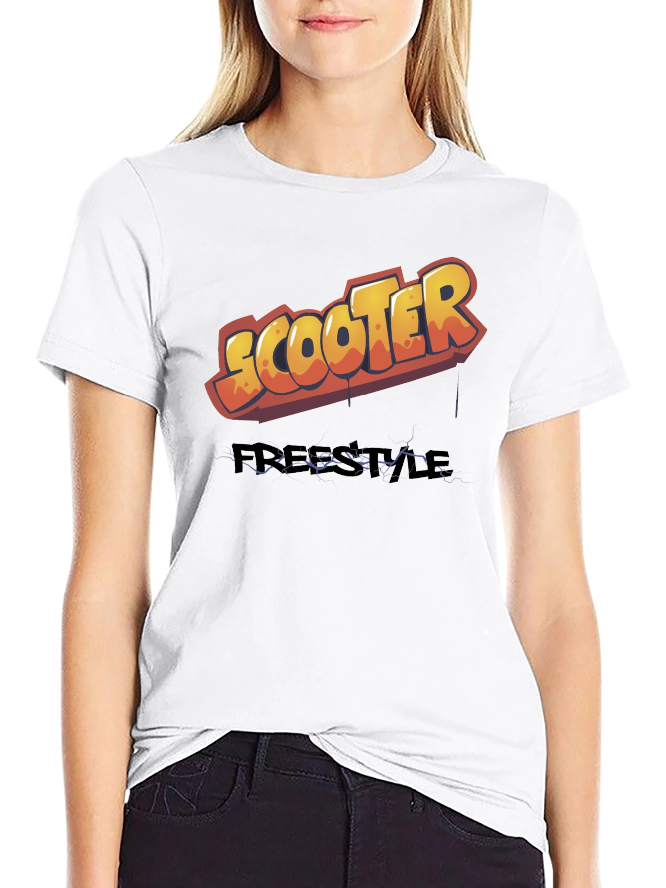 Scooter Freestyle Graphic T-Shirt