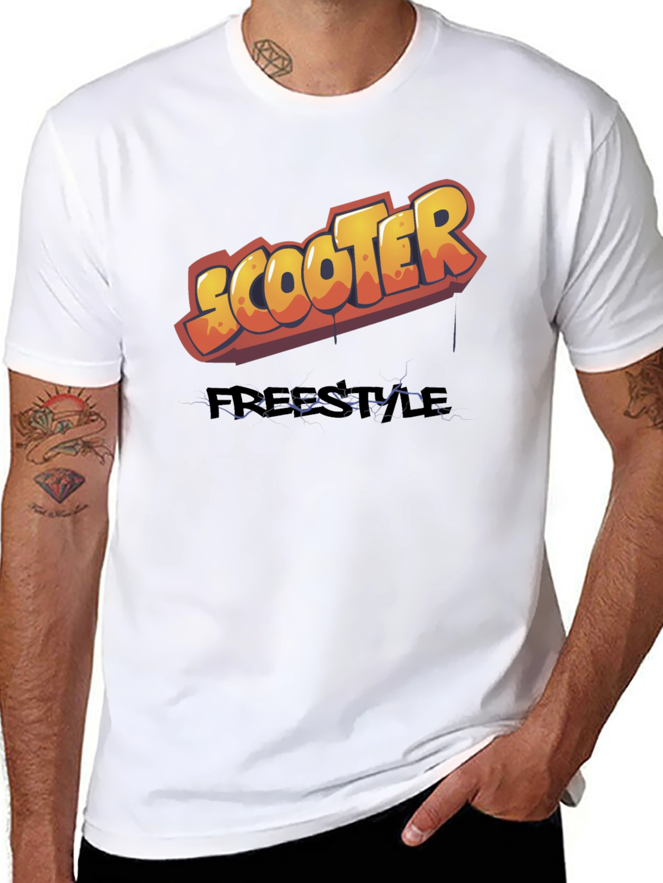 Scooter Freestyle Graphic T-Shirt