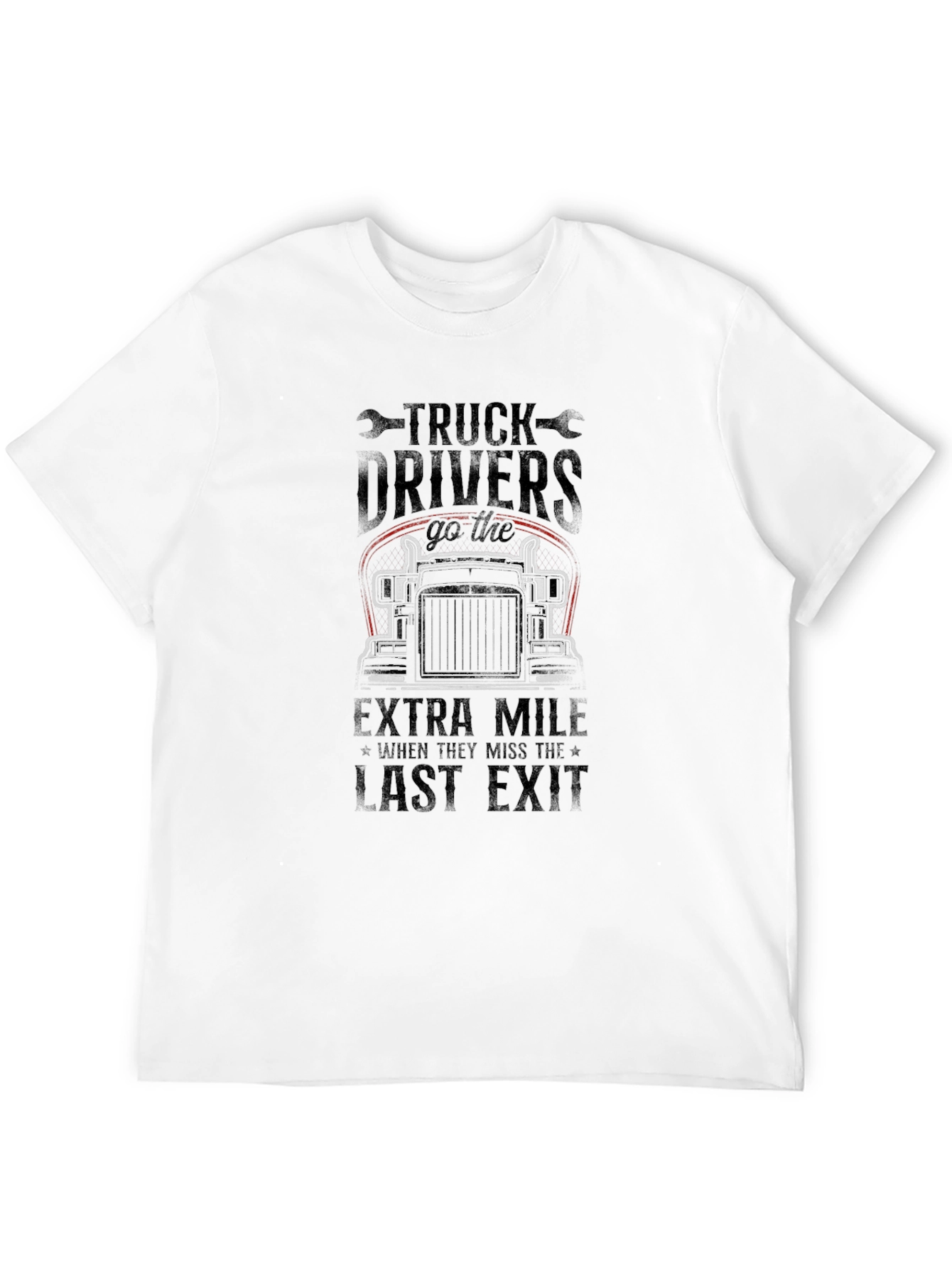 Truck Driver Extra Mile Graphic Tee