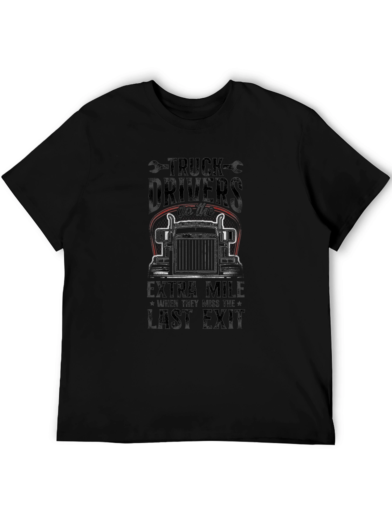 Truck Driver Extra Mile Graphic Tee