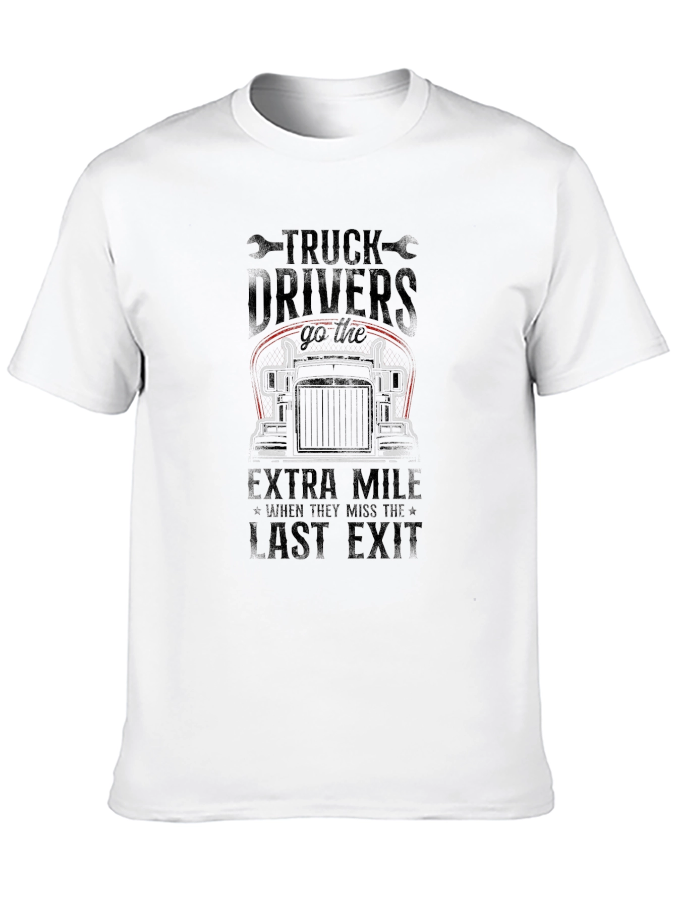 Truck Driver Extra Mile Graphic Tee