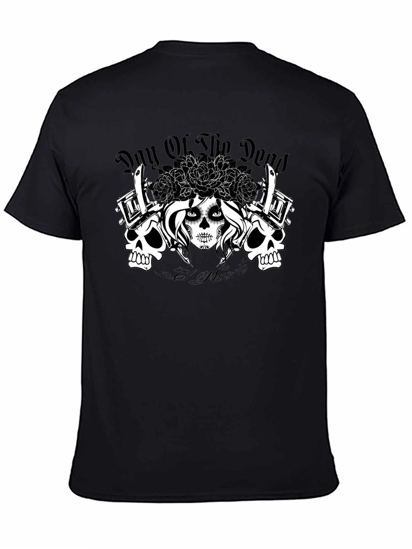 Day of the Dead Tattoo Art T-Shirt