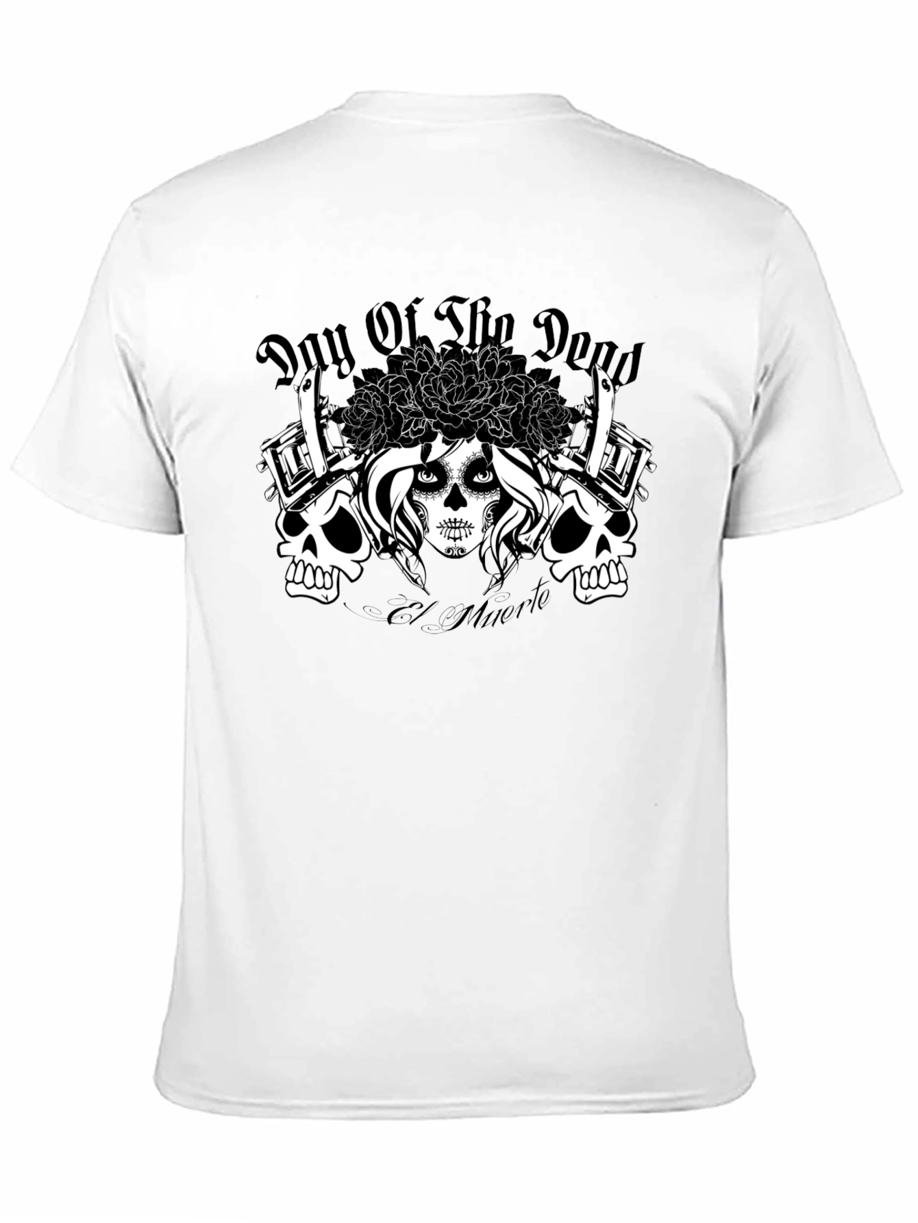 Day of the Dead Tattoo Art T-Shirt