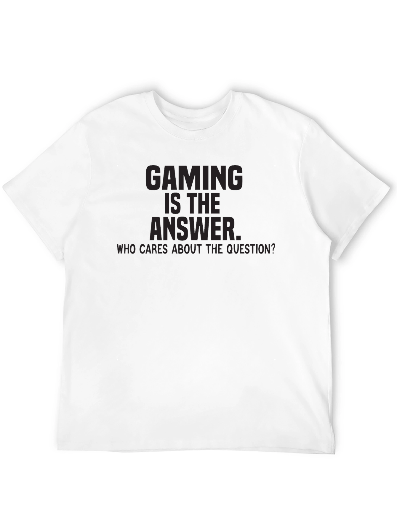 Gaming Is The Answer Graphic Tee