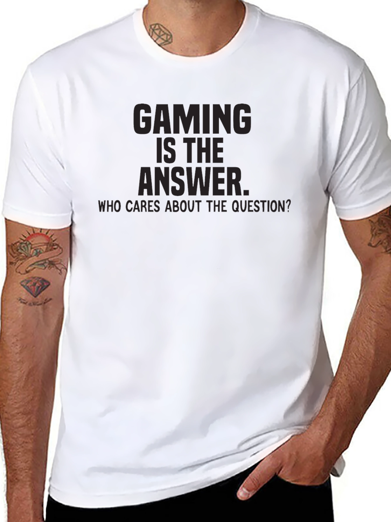 Gaming Is The Answer Graphic Tee
