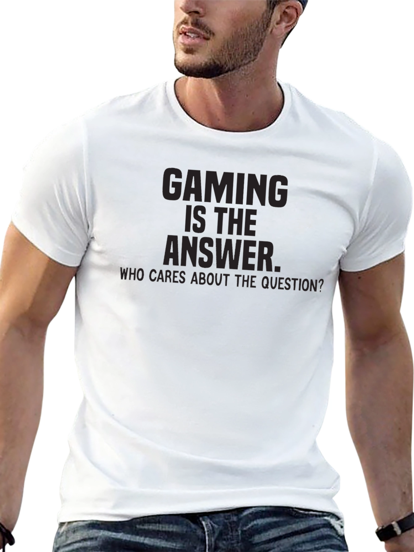 Gaming Is The Answer Graphic Tee