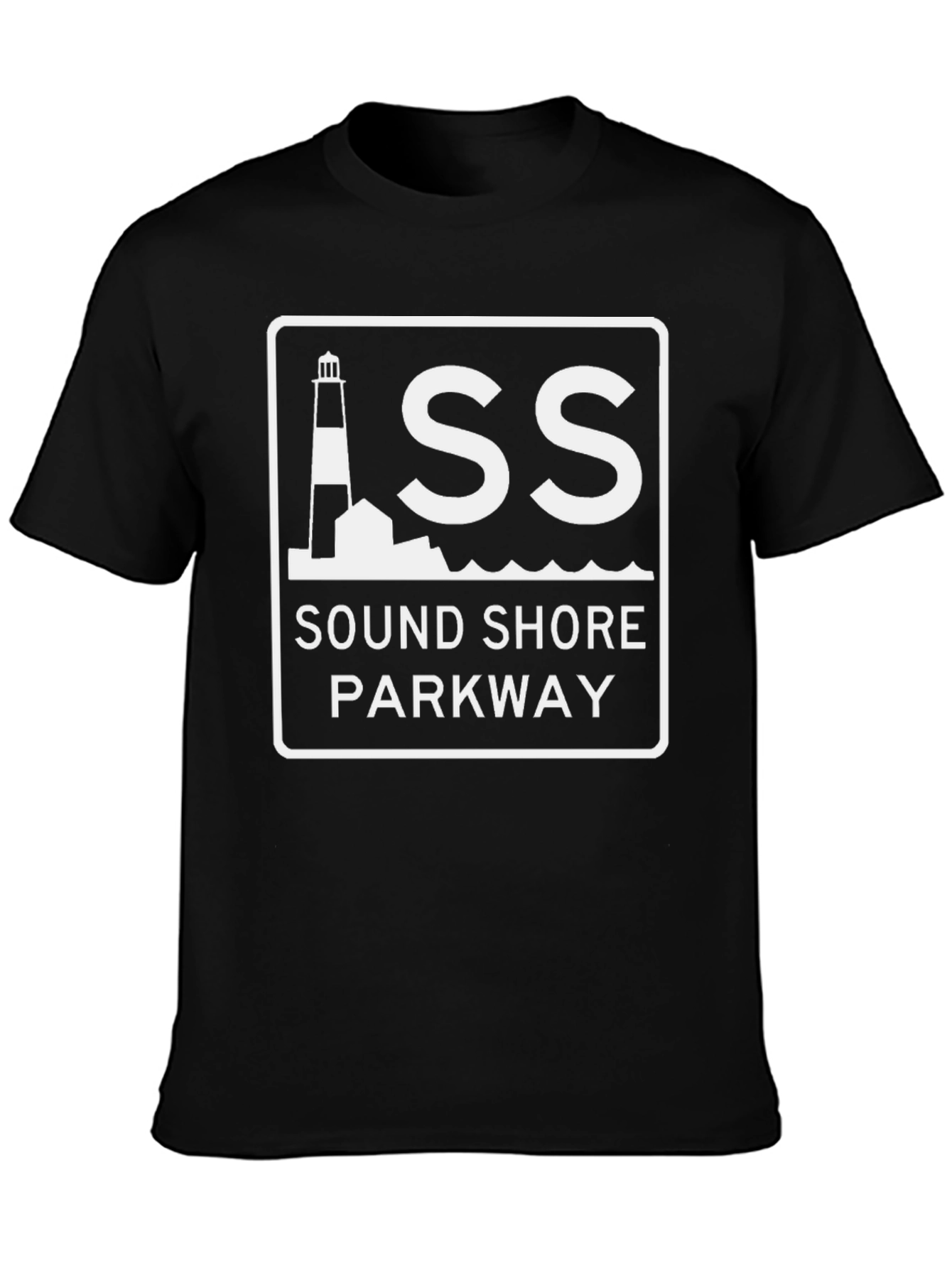 Sound Shore Parkway T-Shirt Black