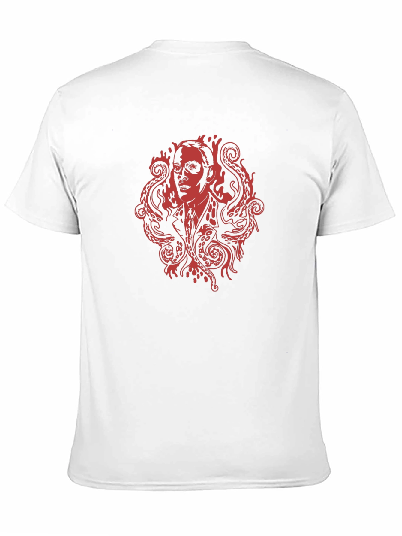 Lovecraftian T-Shirt - Red Octopus Design