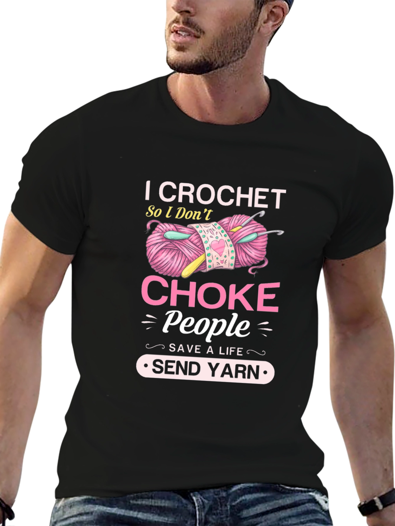 I Crochet So I Dont Choke People T-Shirt