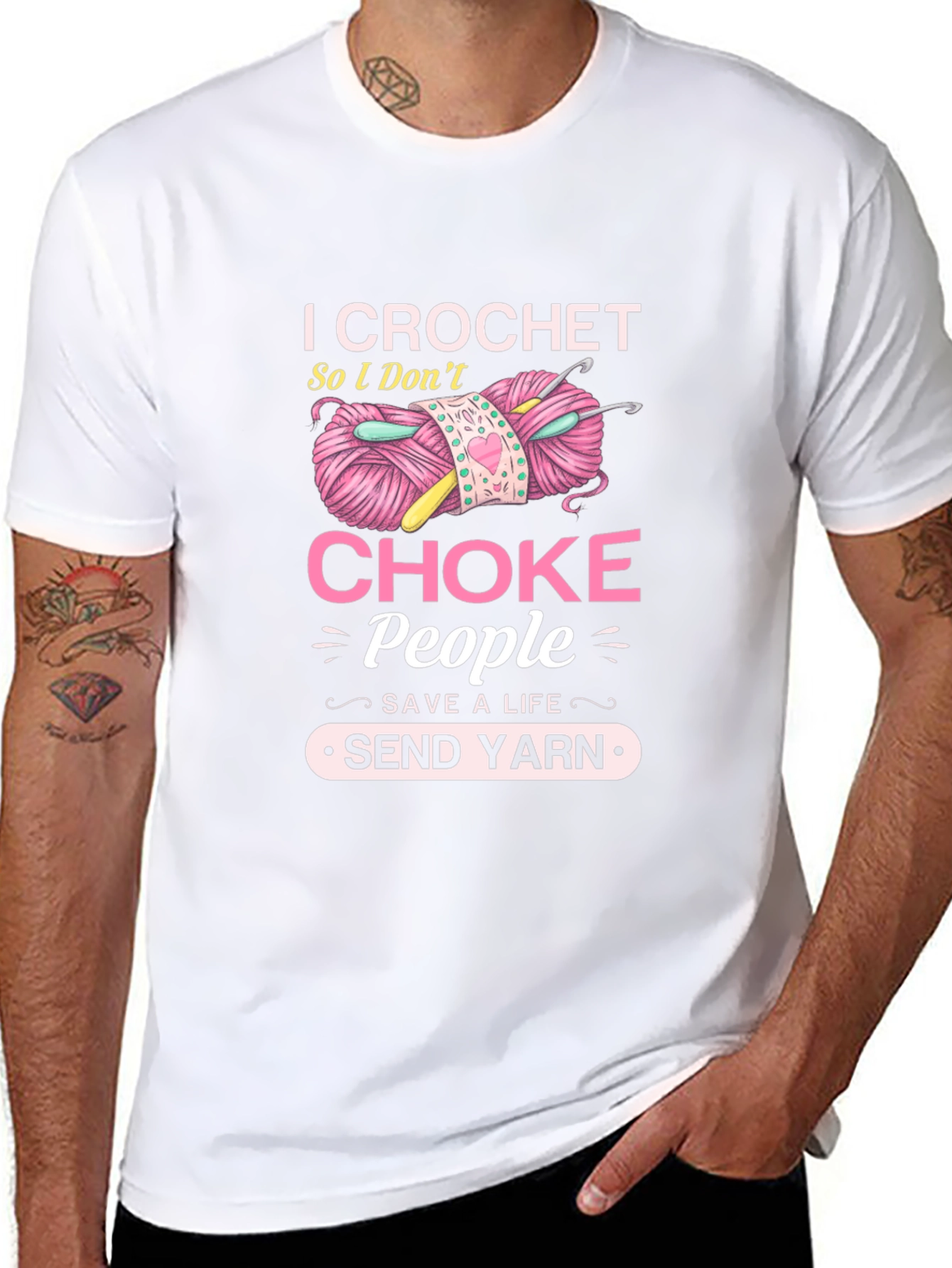 I Crochet So I Dont Choke People T-Shirt
