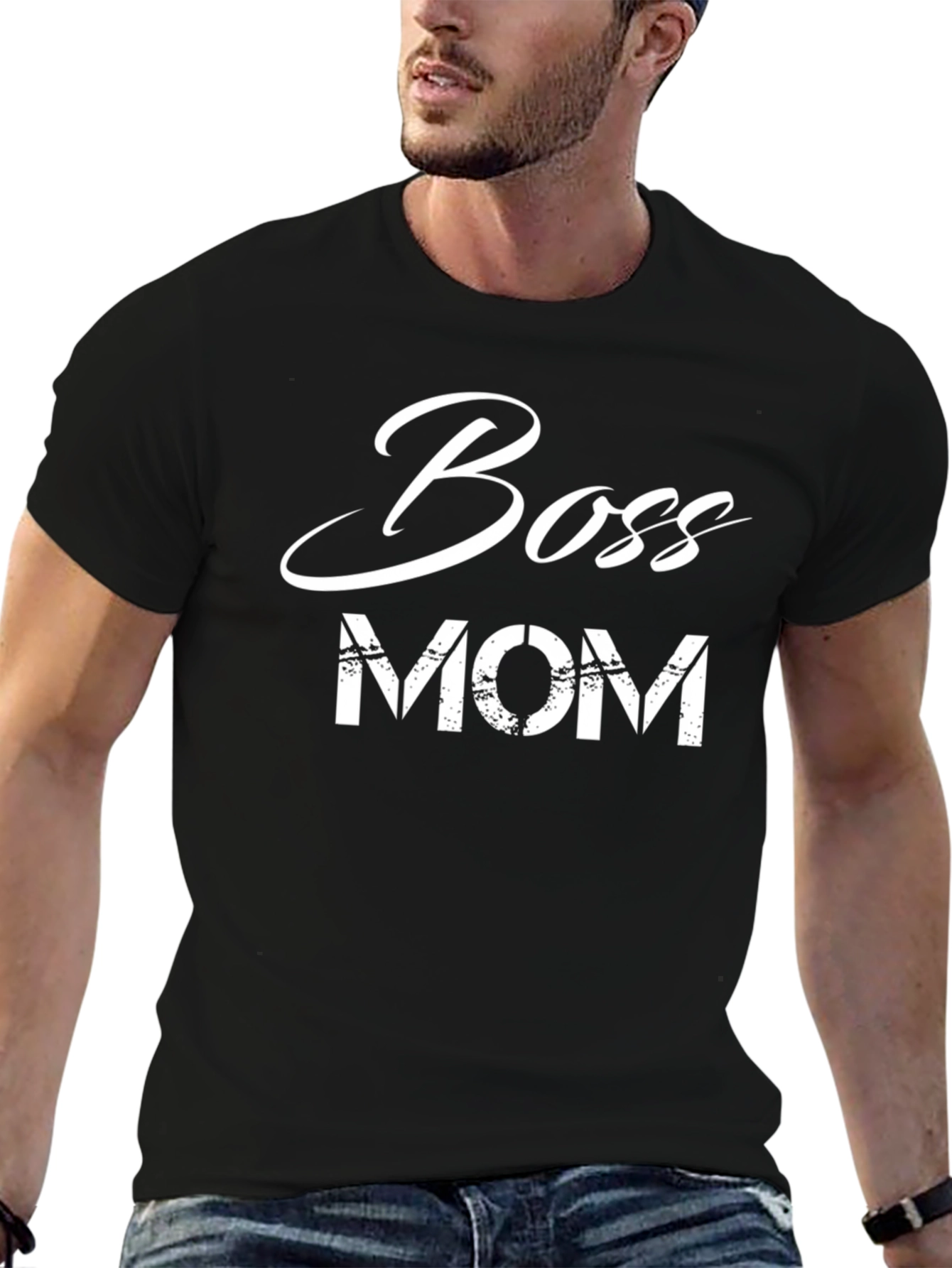 Boss Mom Graphic Tee - Stylish Womens T-Shirt