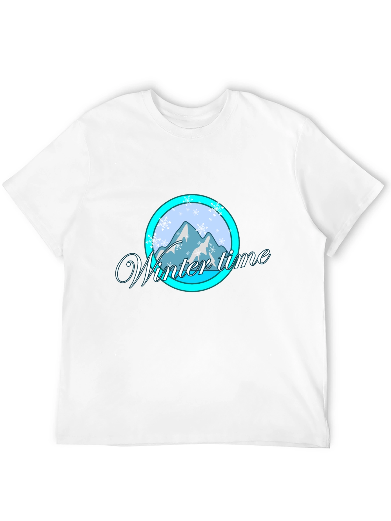Winter Time Graphic Tee - Black