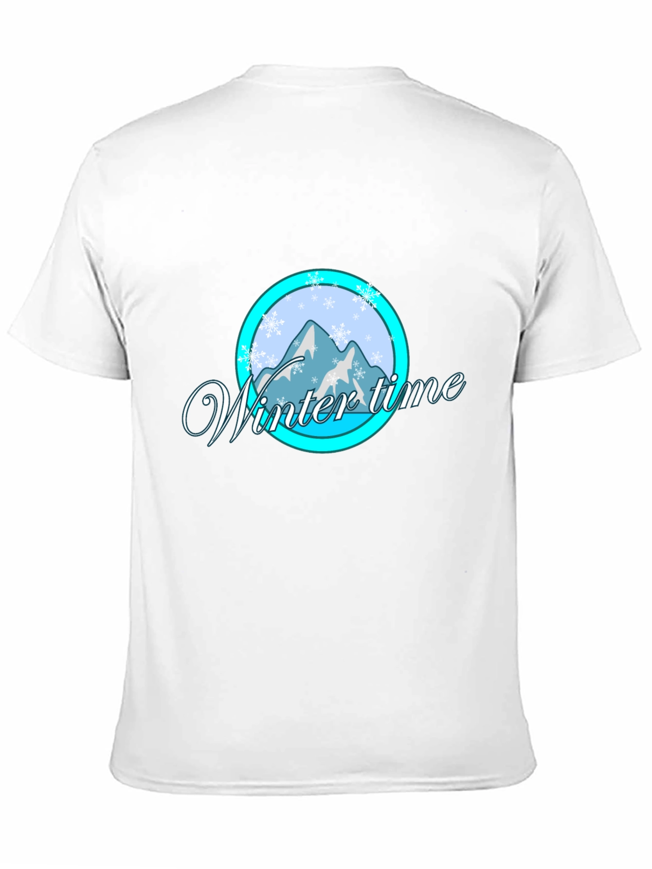 Winter Time Graphic Tee - Black