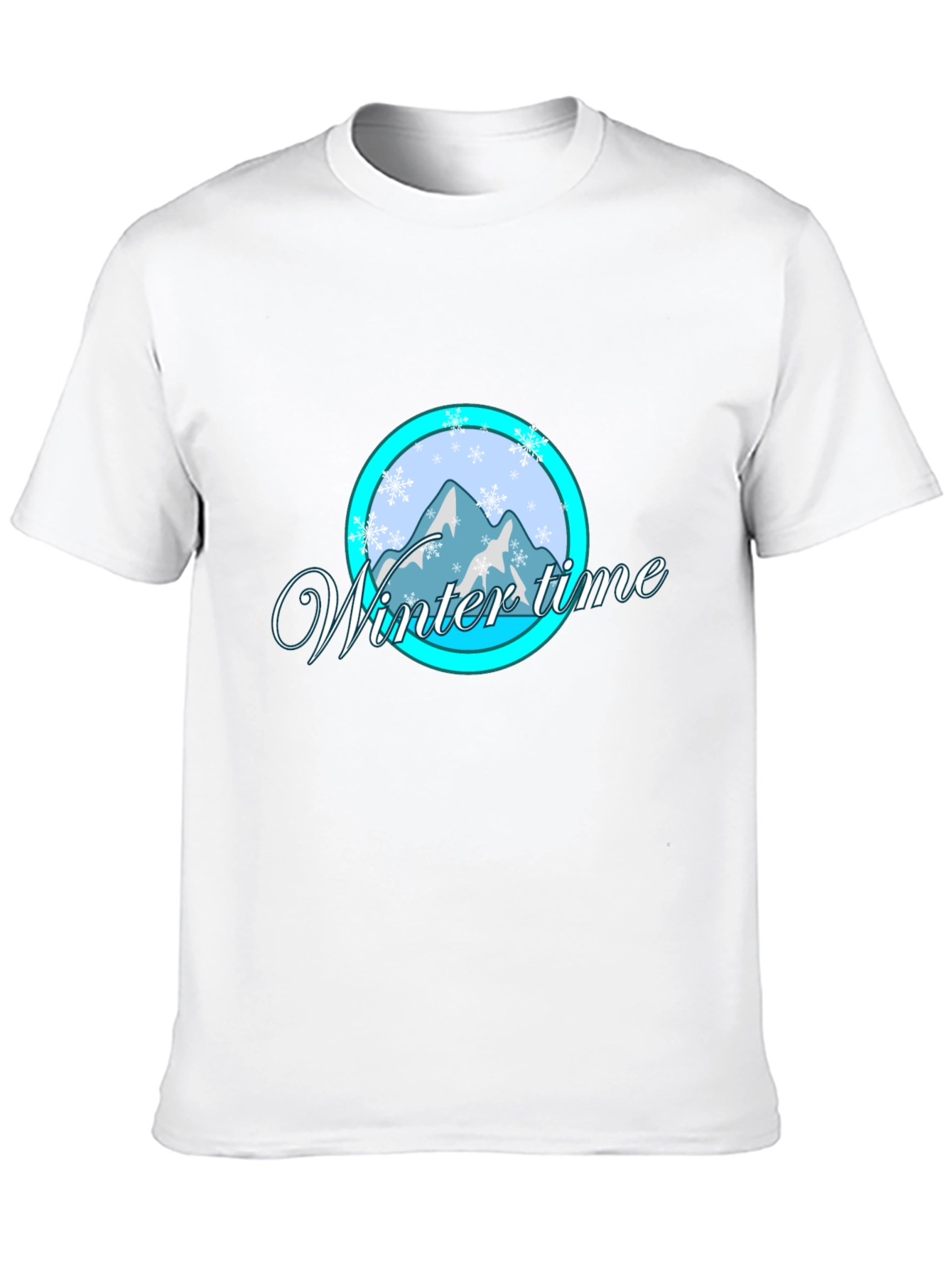 Winter Time Graphic Tee - Black