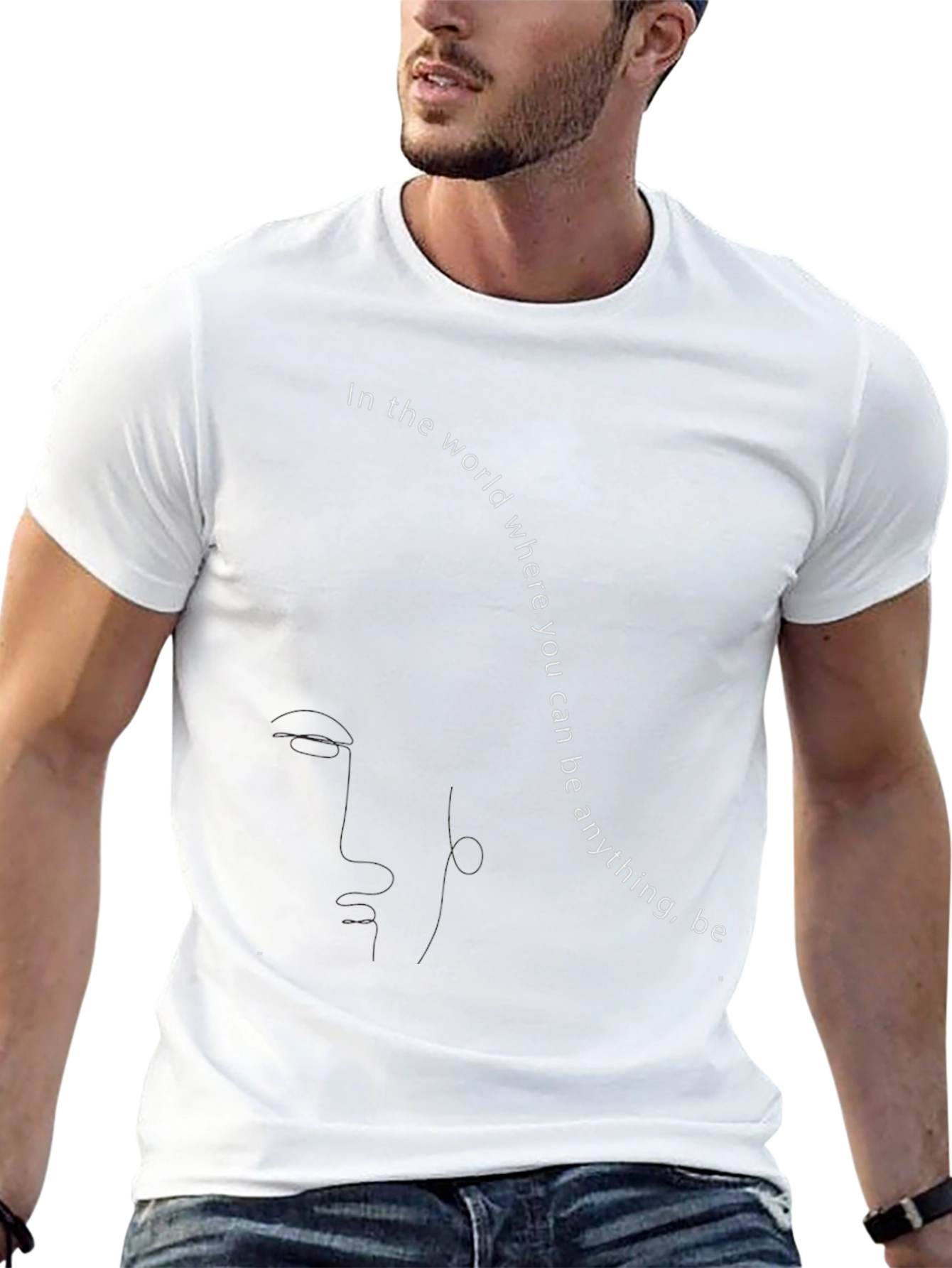Motivational Slogan Black T-Shirt