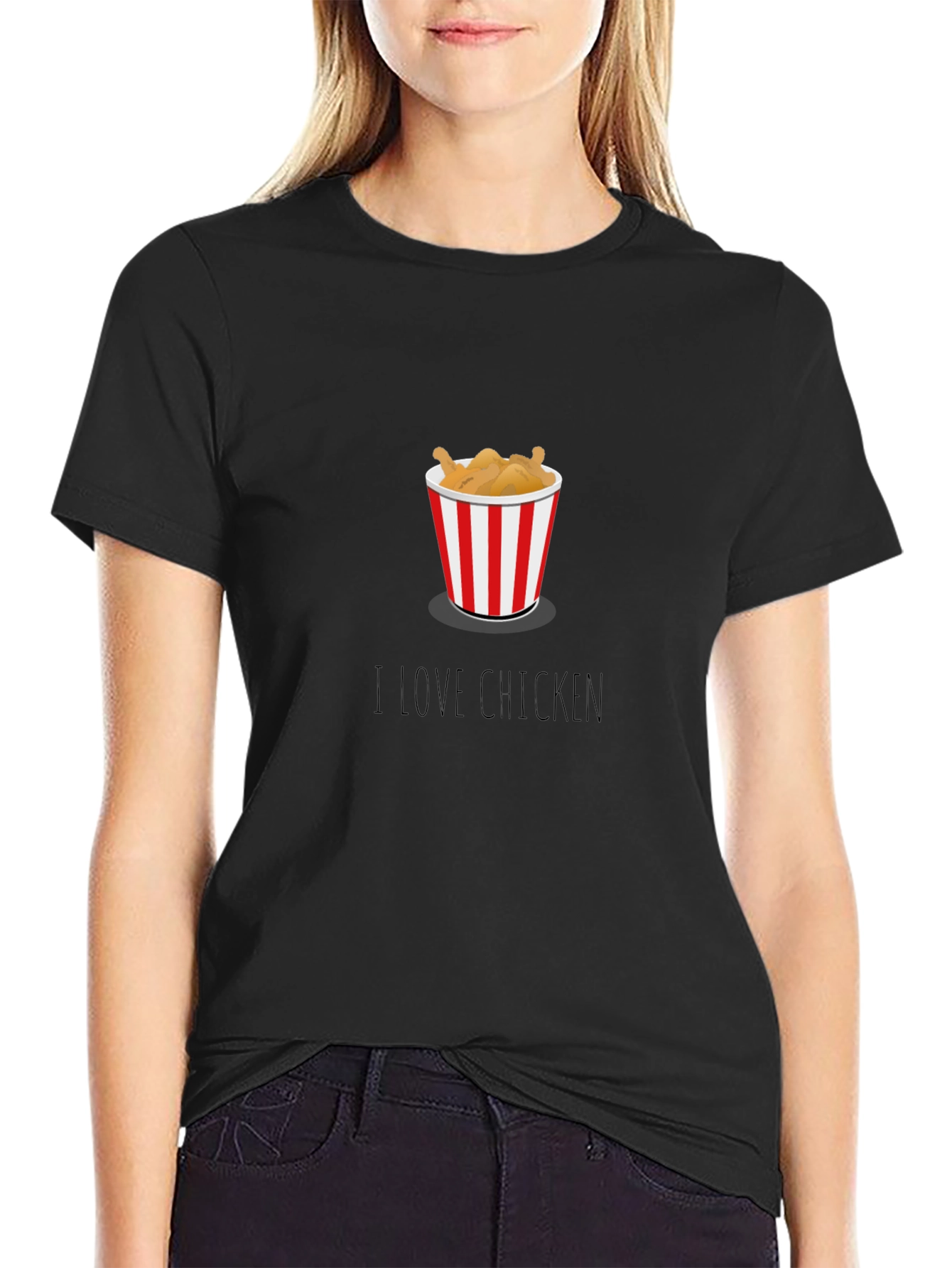 I Love Chicken Graphic Tee