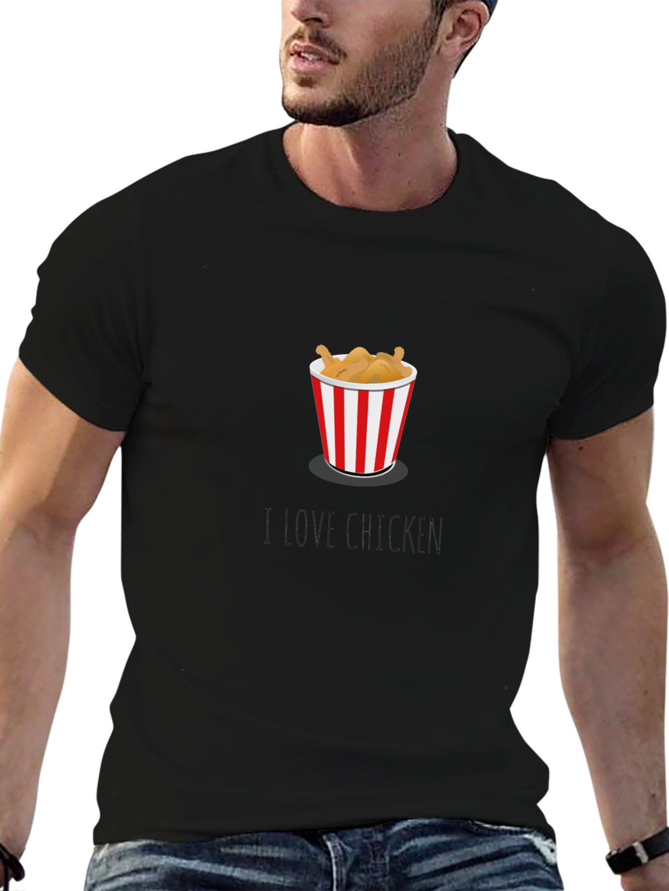 I Love Chicken Graphic Tee